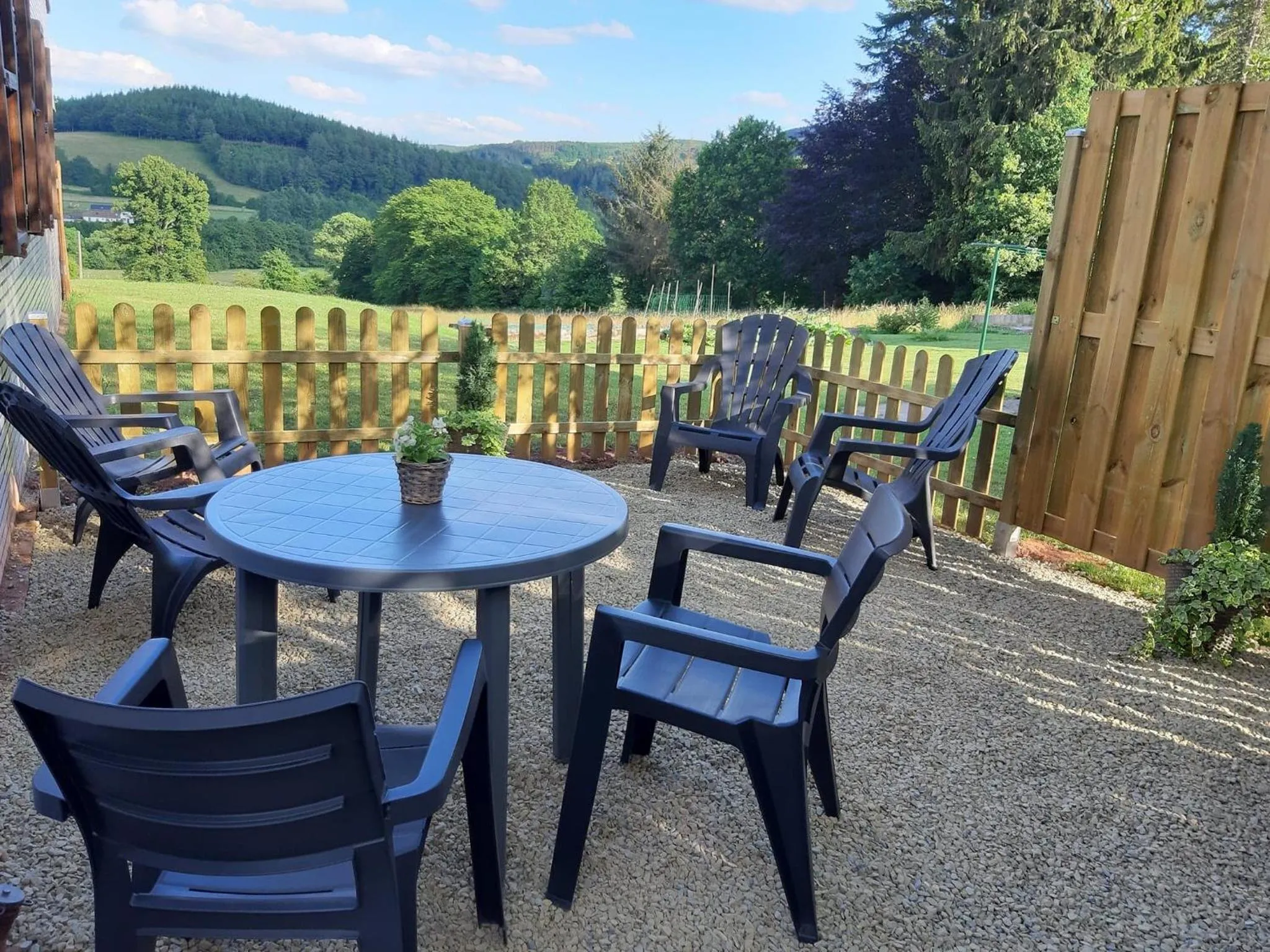 Patio in B&B Circuitez-vous