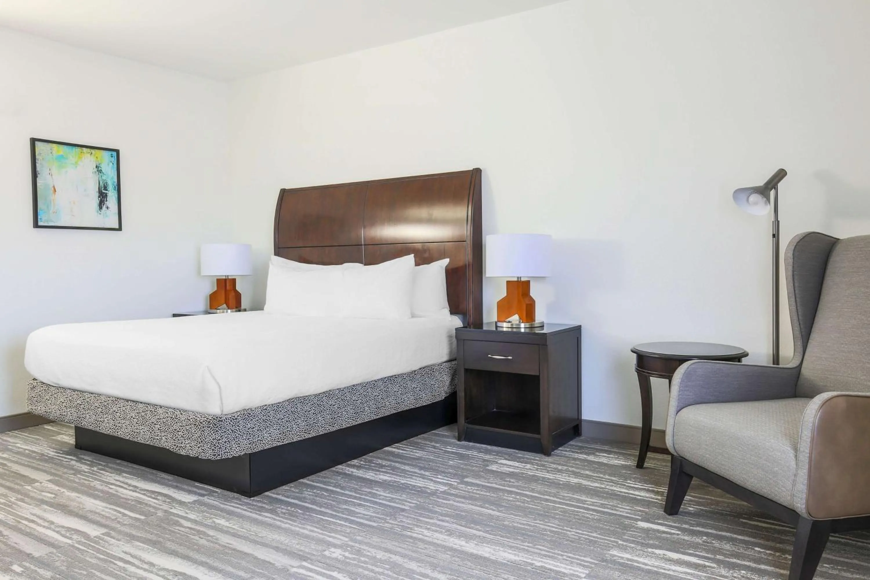 Living room, Bed in Hilton Garden Inn Norman