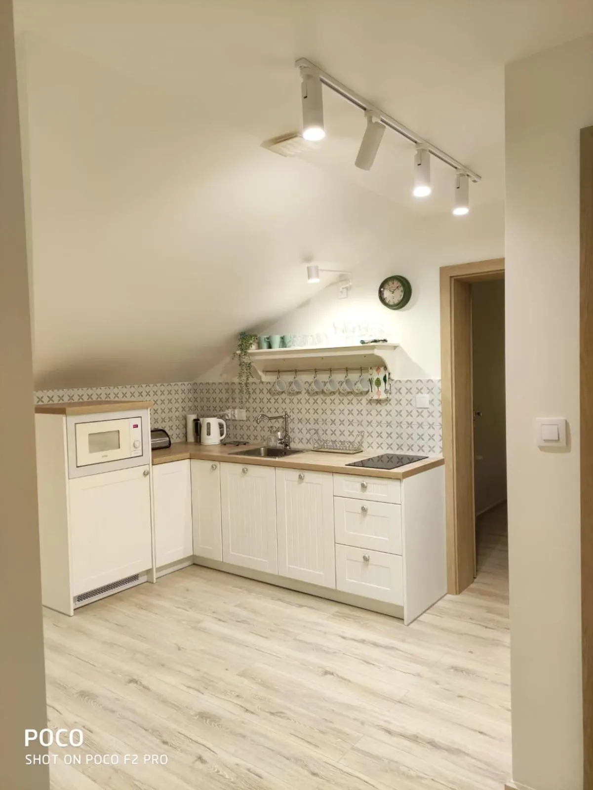 Kitchen or kitchenette in Apartamenty u Kasi