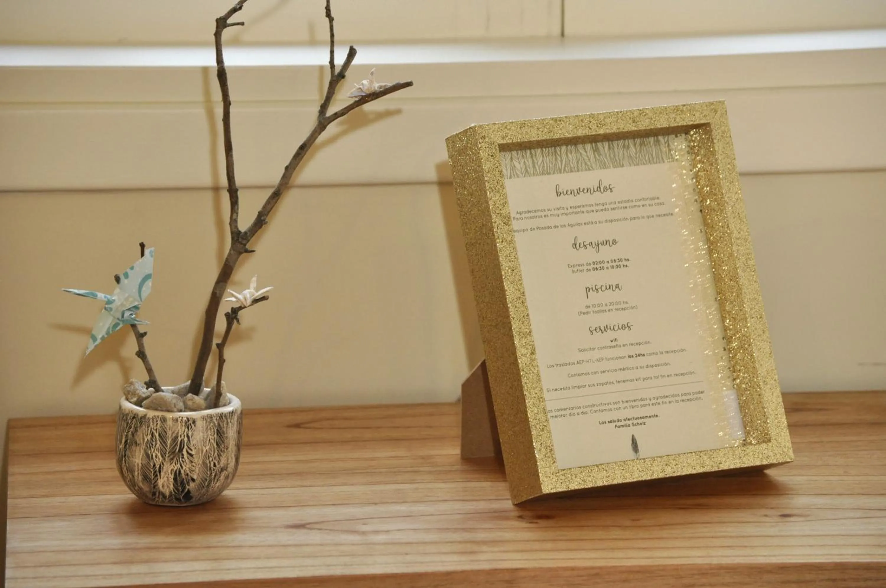 Decorative detail in Posada de las Aguilas Hotel Boutique