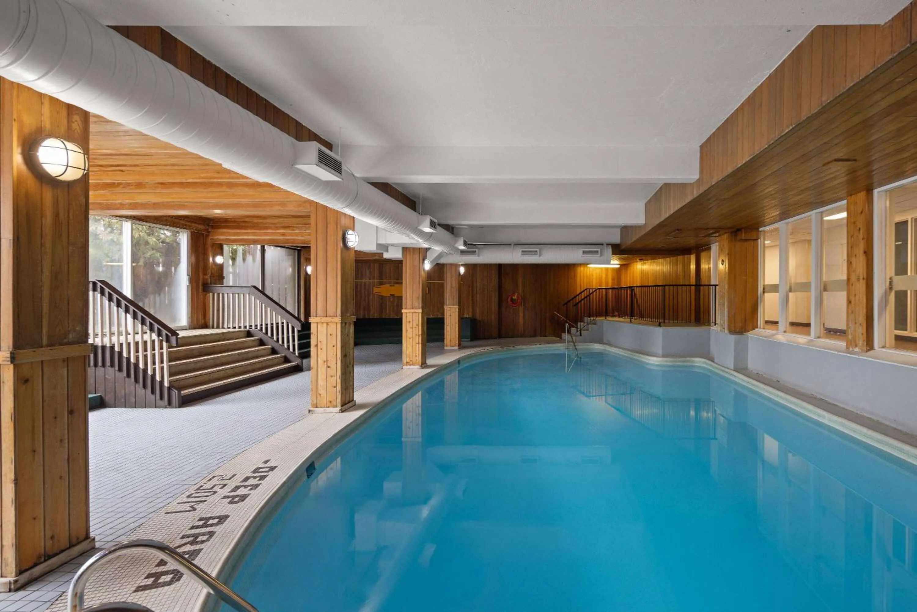 Swimming pool in Travelodge by Wyndham Thunder Bay ON