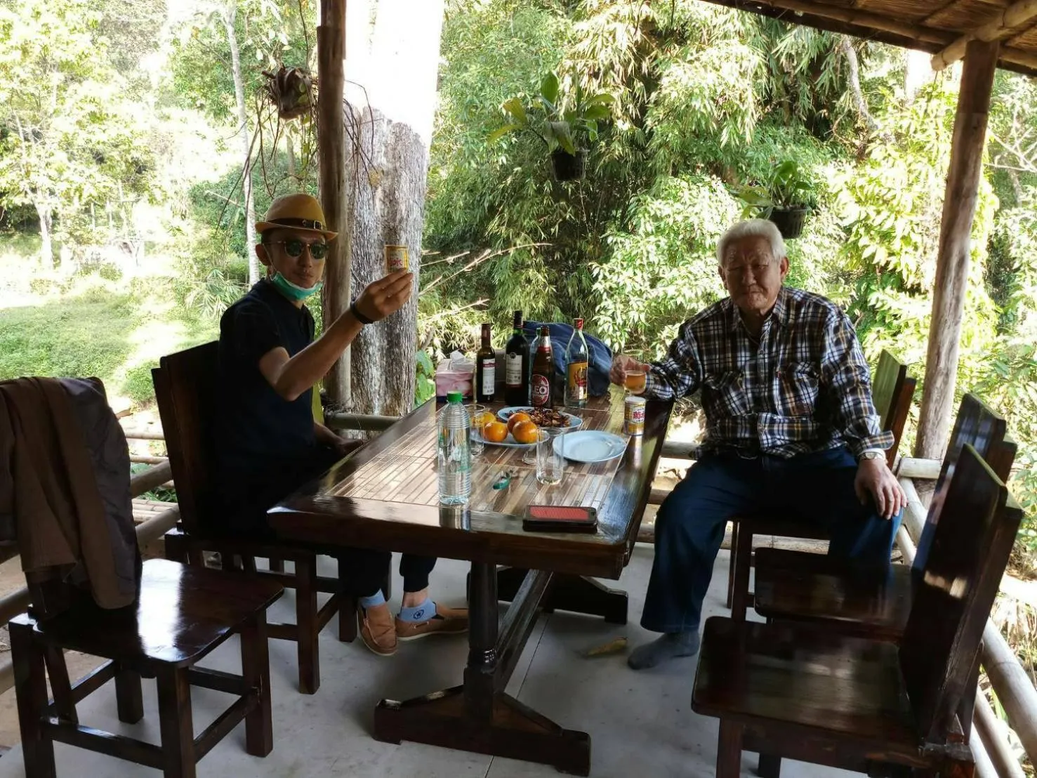 Lounge or bar in Hill Tribe Art House (Lahu & Akha Homestay)