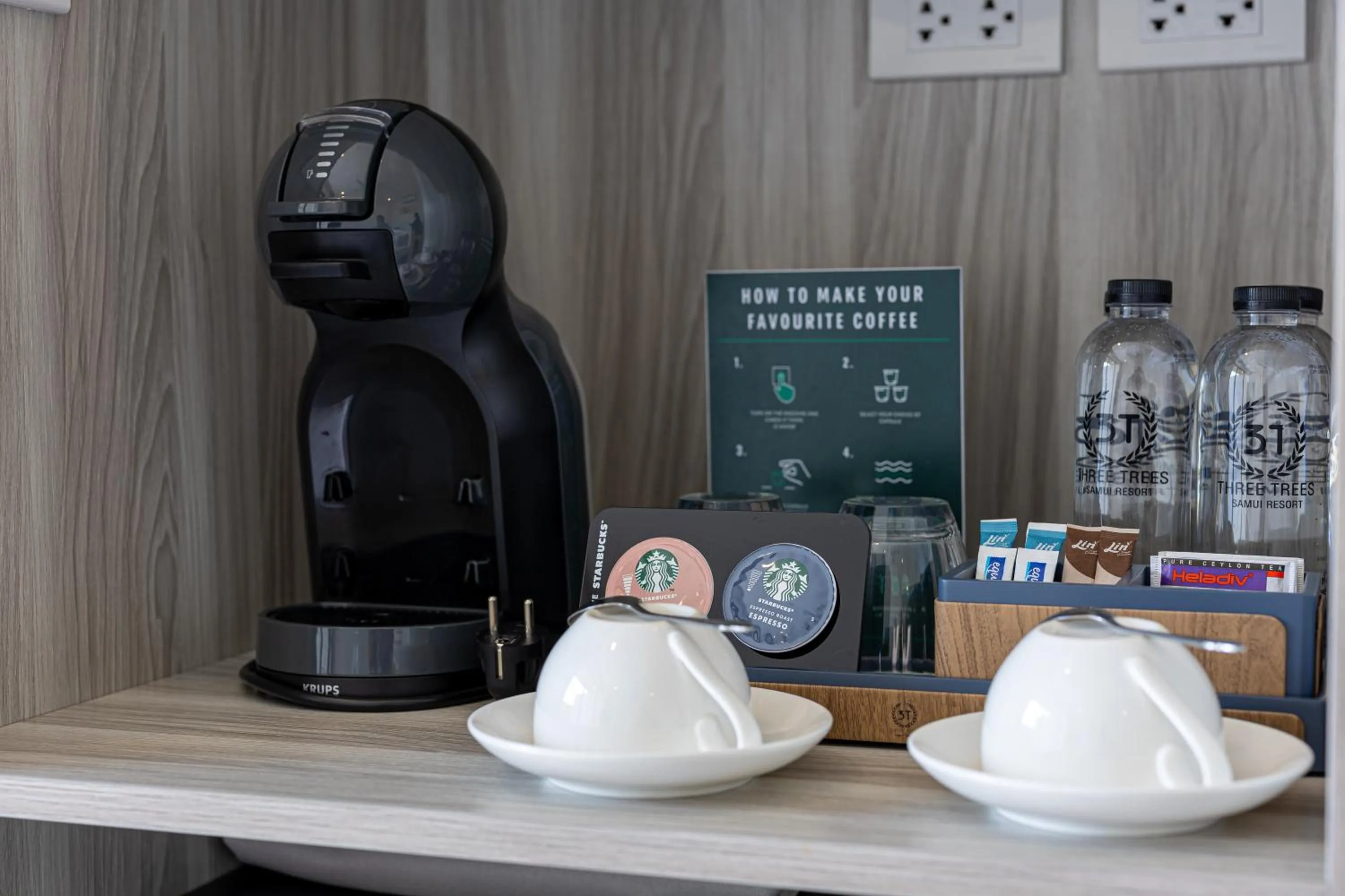 Coffee/tea facilities in Three Trees Samui Resort - Sarocha Villa