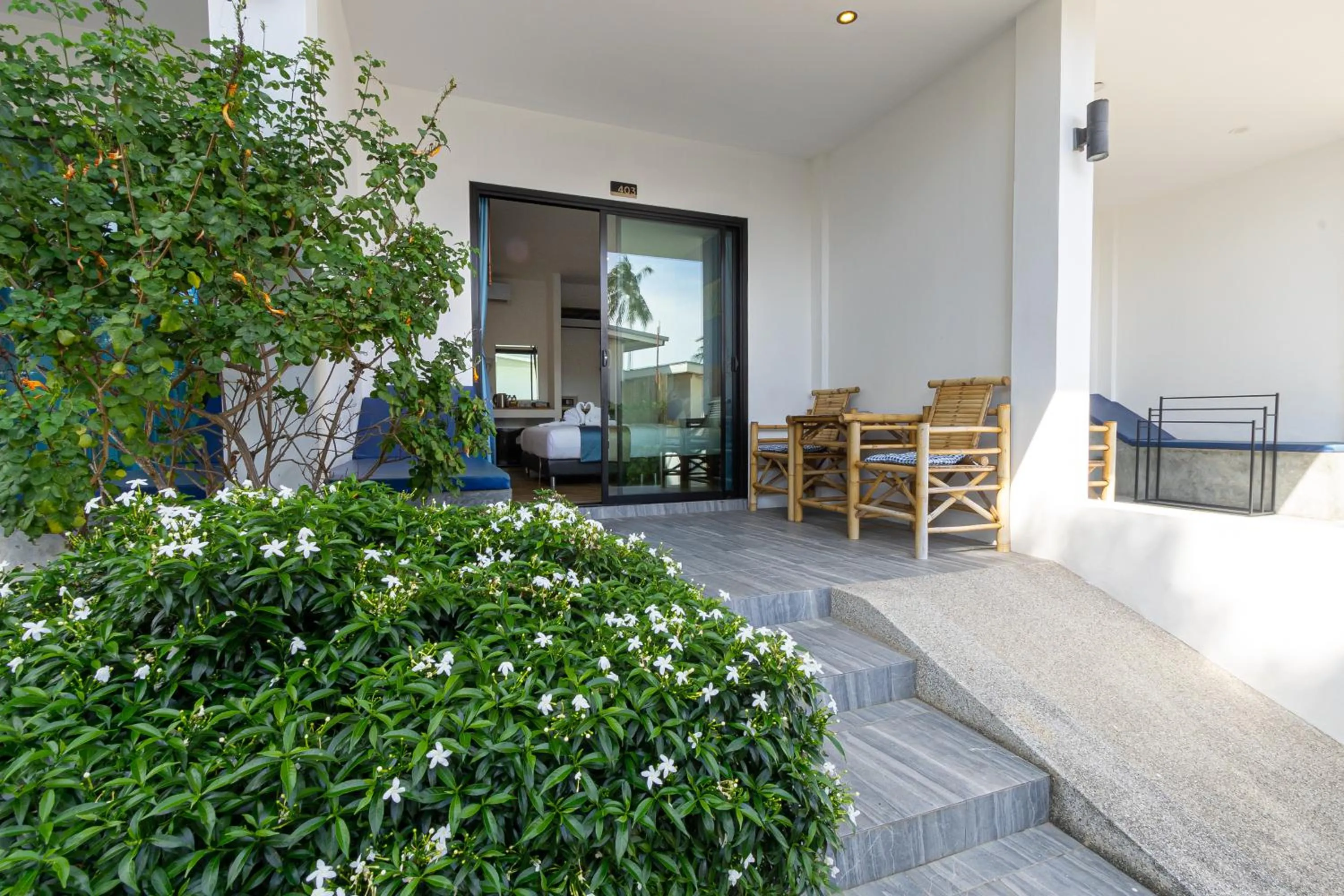 Balcony/Terrace in Three Trees Samui Resort - Sarocha Villa