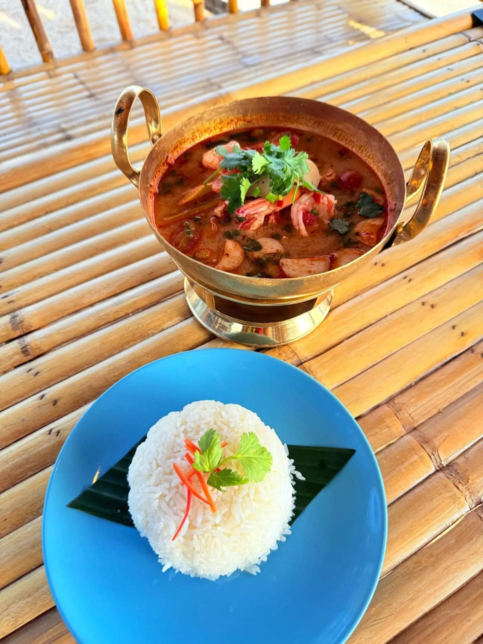 Restaurant/places to eat in Three Trees Samui Resort - Sarocha Villa