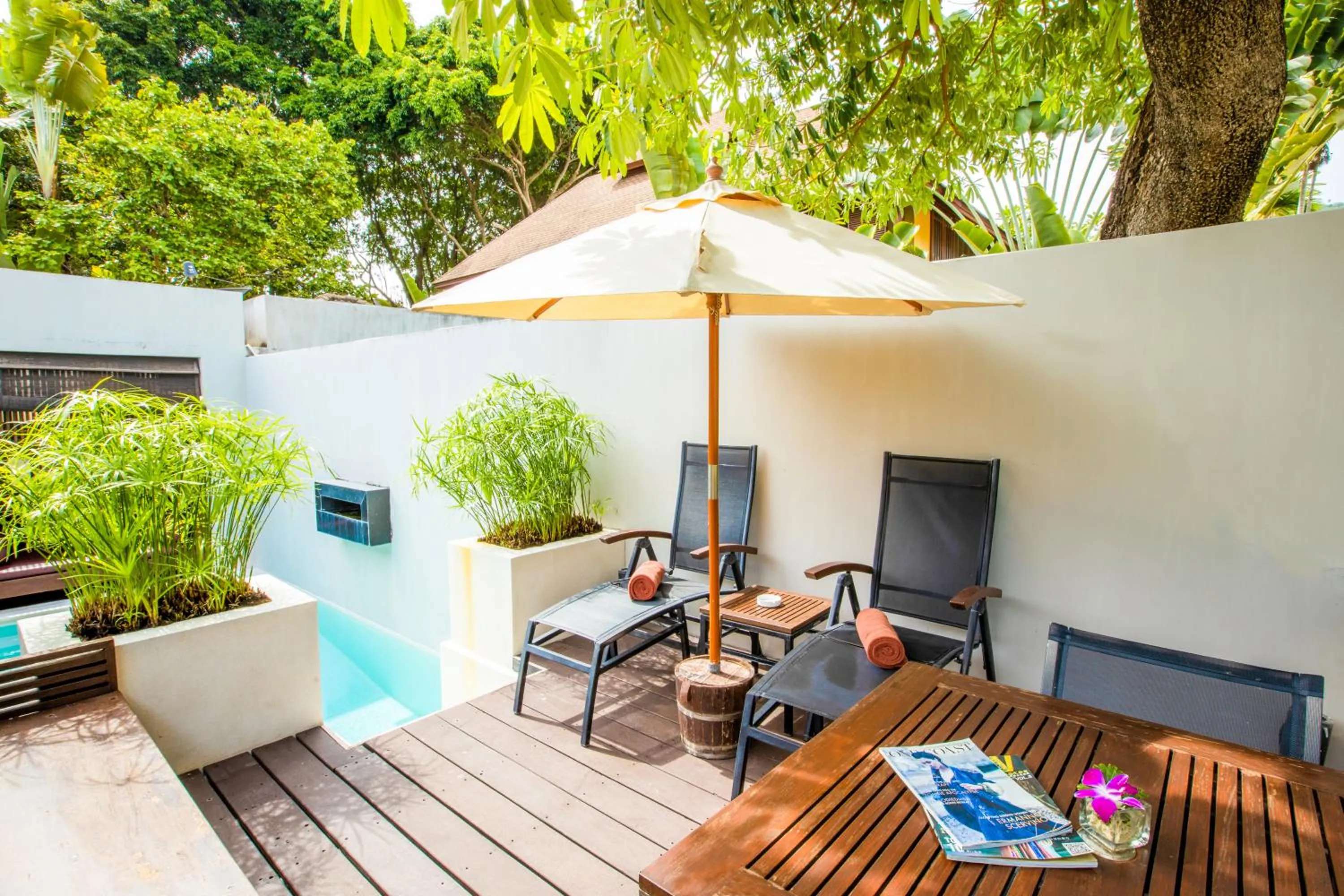 Seating area in Pao Jin Poon Villa