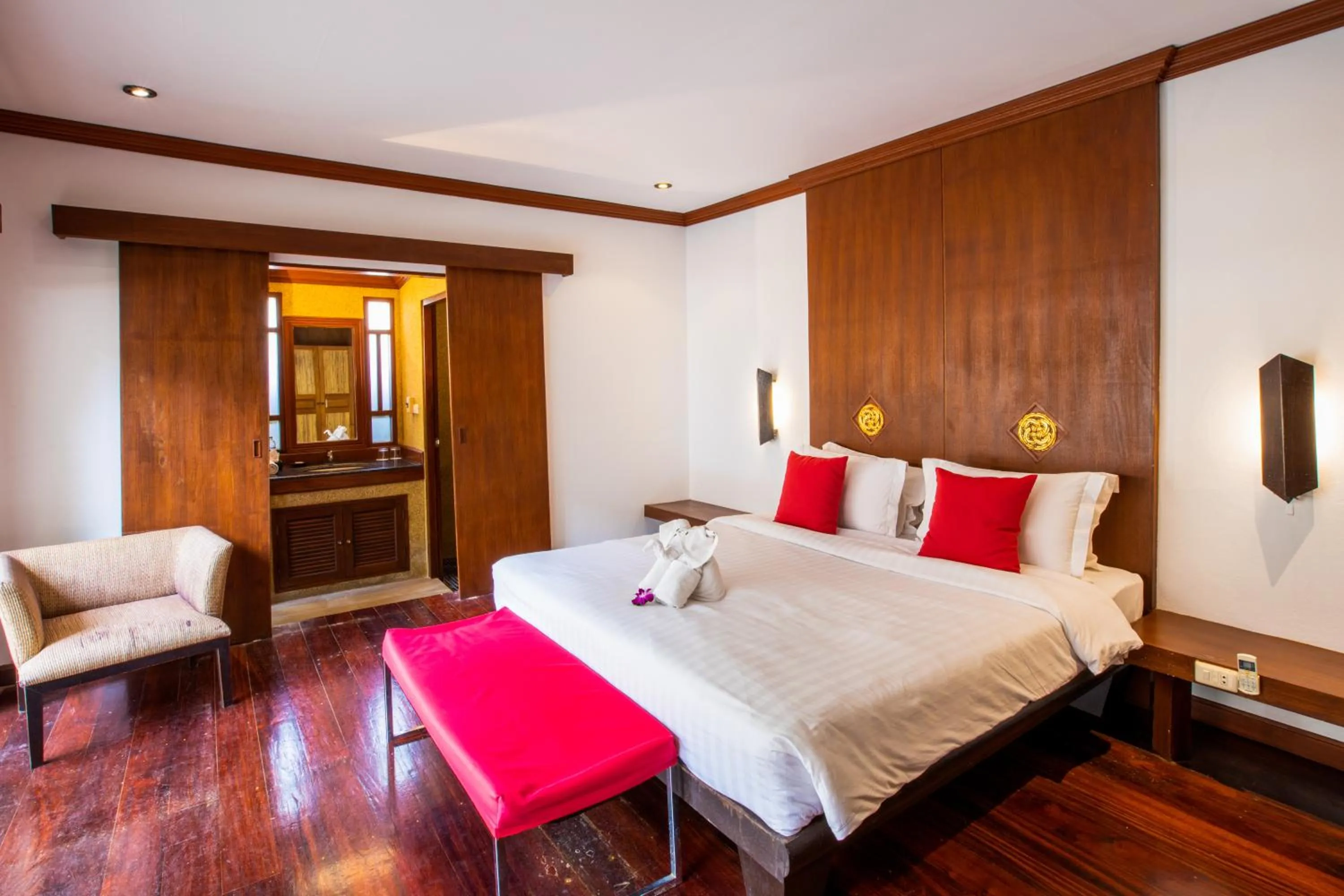 Bedroom, Bed in Pao Jin Poon Villa