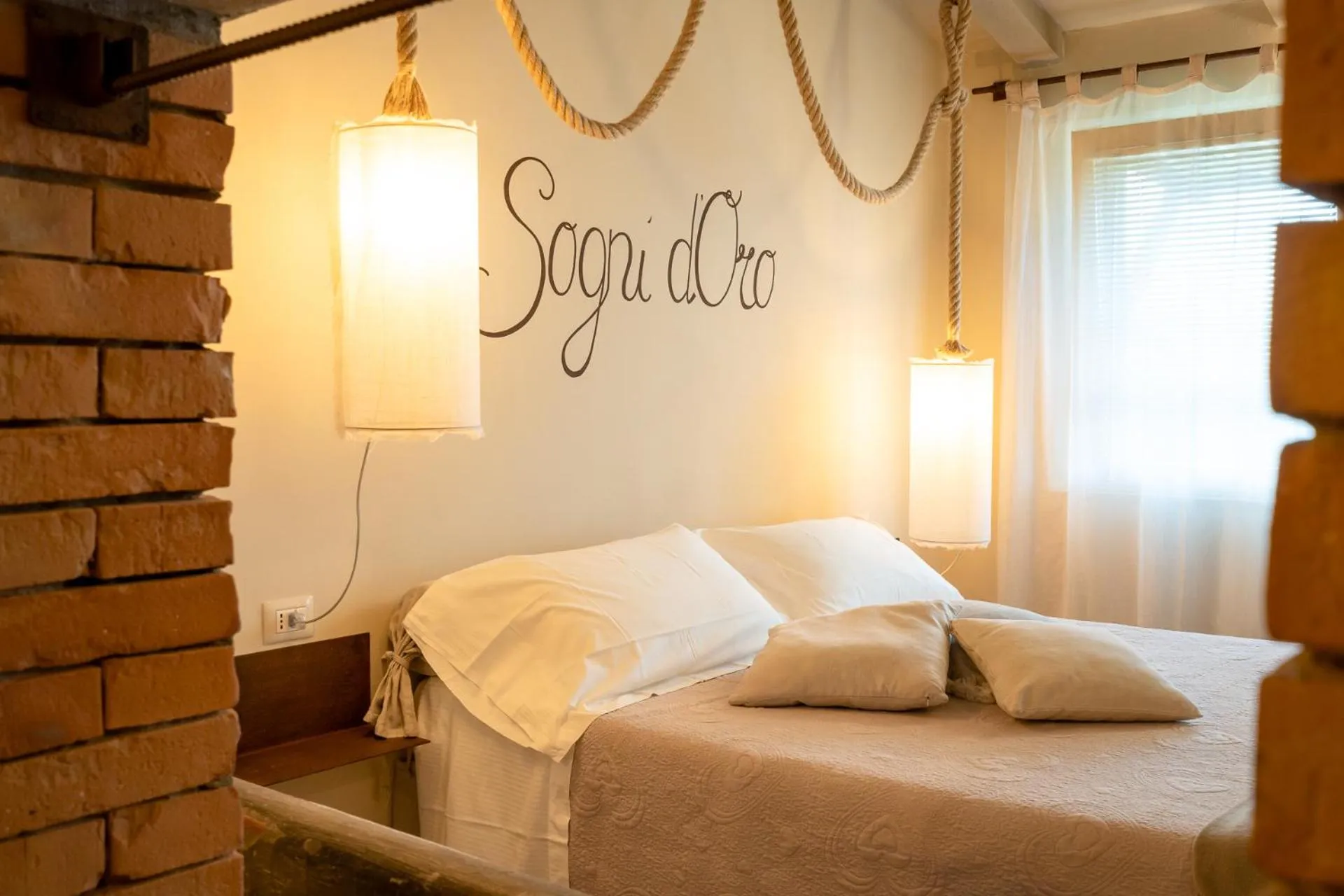 Bed in Agriturismo Sweet Cottage