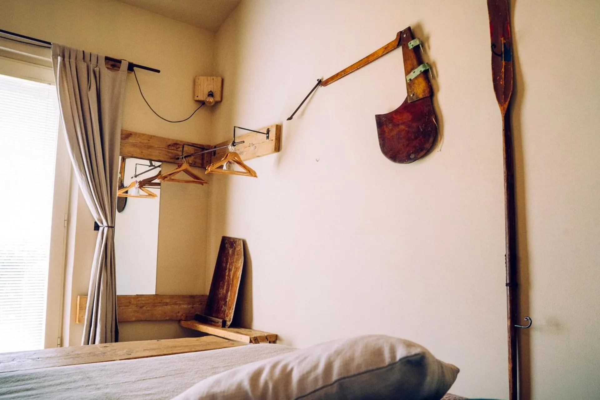 wardrobe, Bed in Agriturismo Sweet Cottage