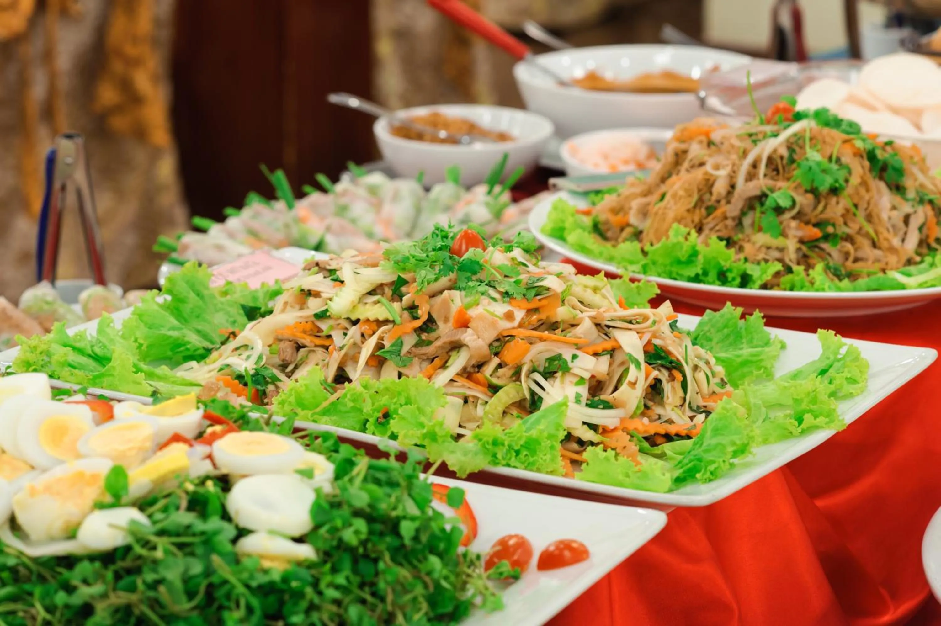 Buffet breakfast in Victory Sai Gon Hotel