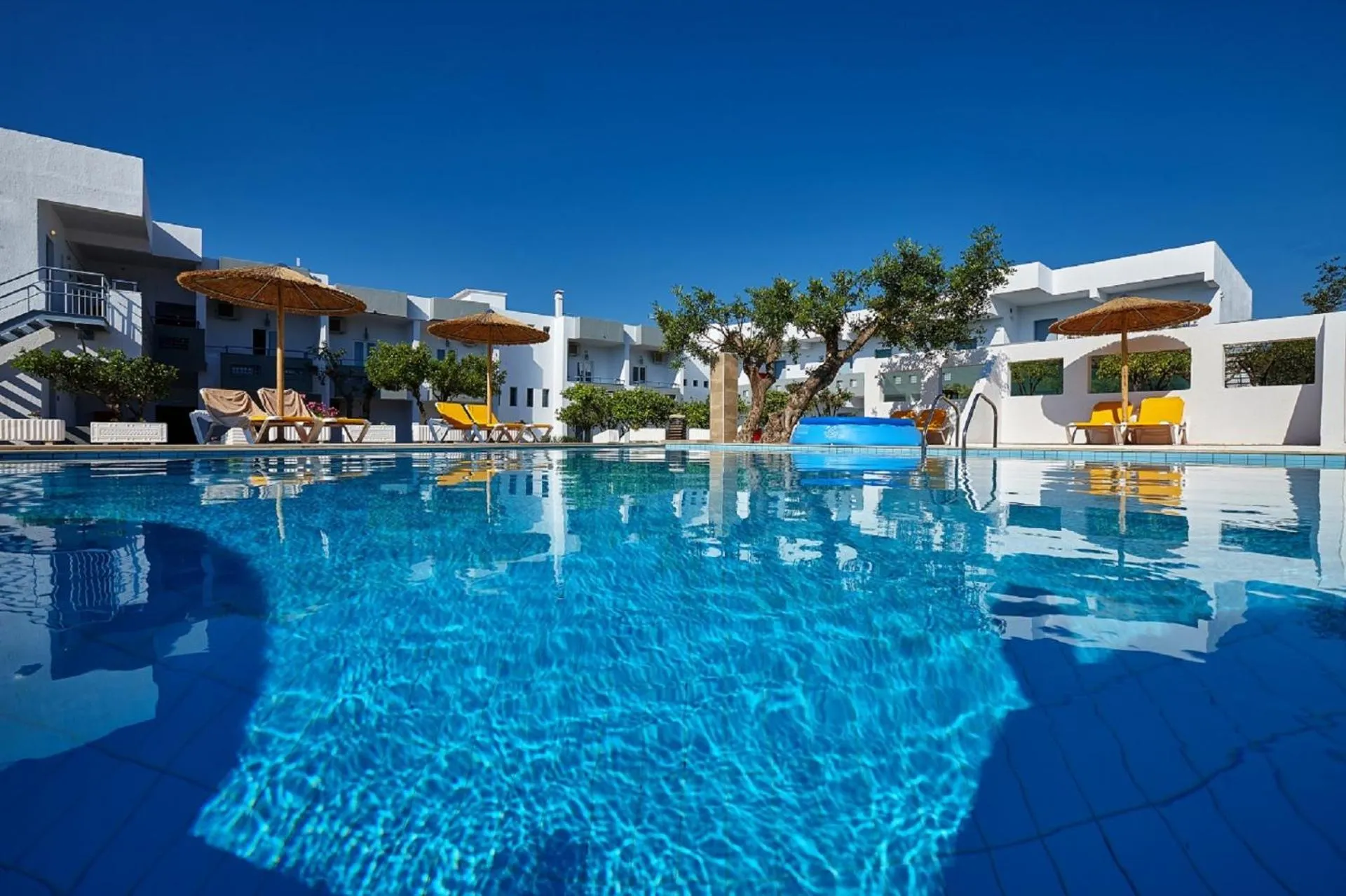 Swimming pool in Vasia Ormos Hotel (Adults Only)
