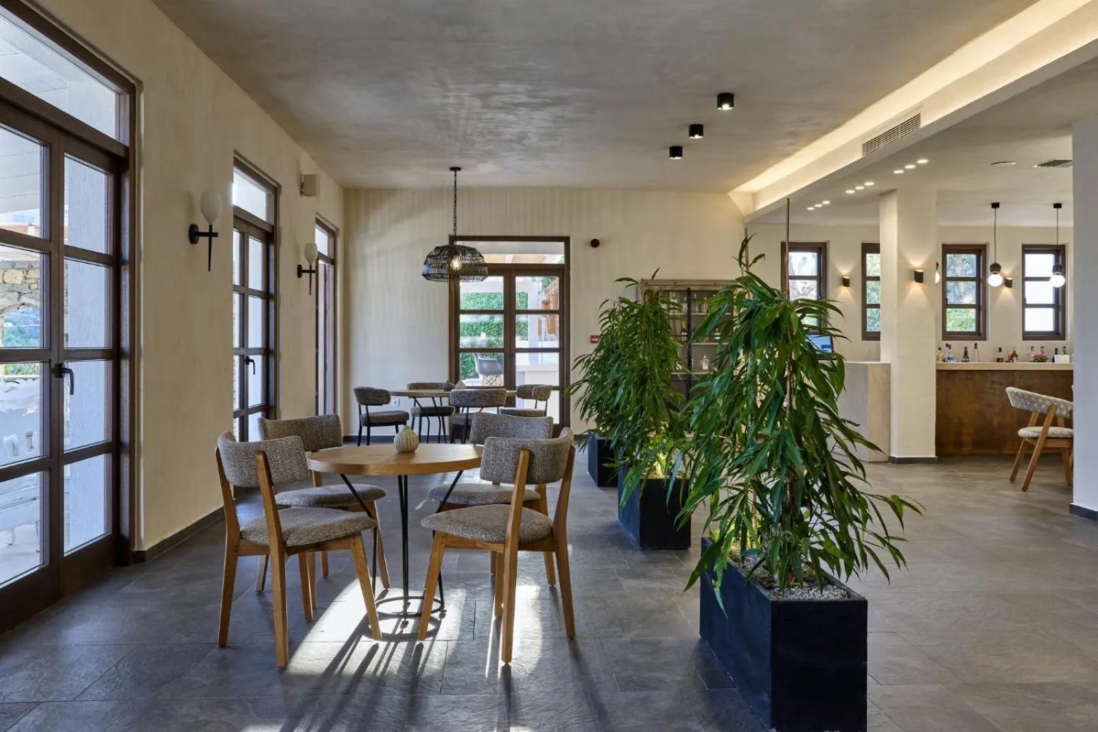 Seating area in Vasia Ormos Hotel (Adults Only)