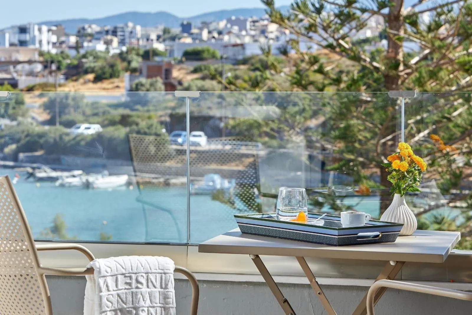 Balcony/Terrace in Vasia Ormos Hotel (Adults Only)