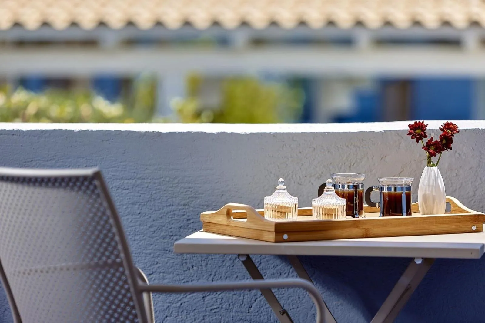 Balcony/Terrace in Vasia Ormos Hotel (Adults Only)