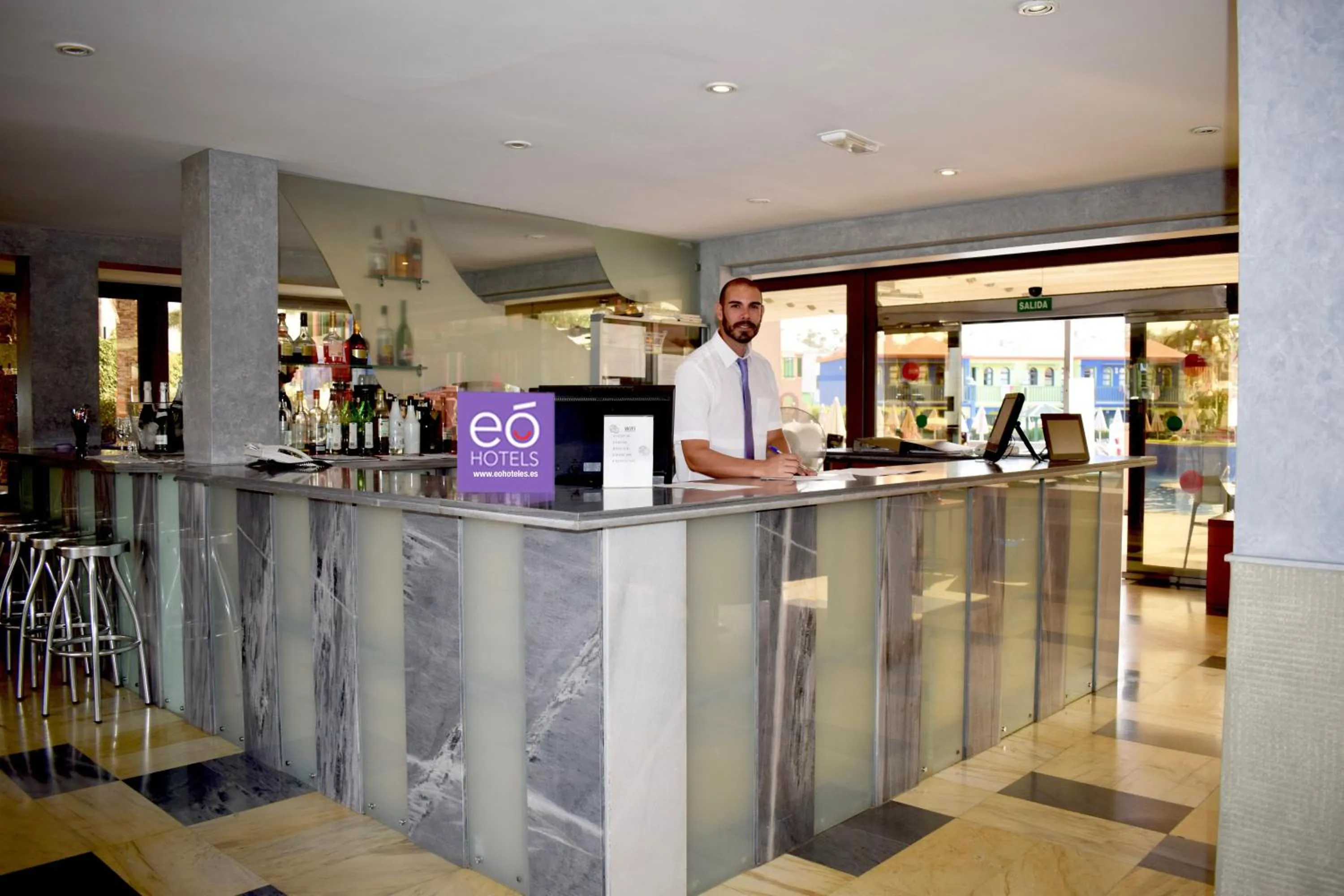 Lobby or reception in eó Maspalomas Resort