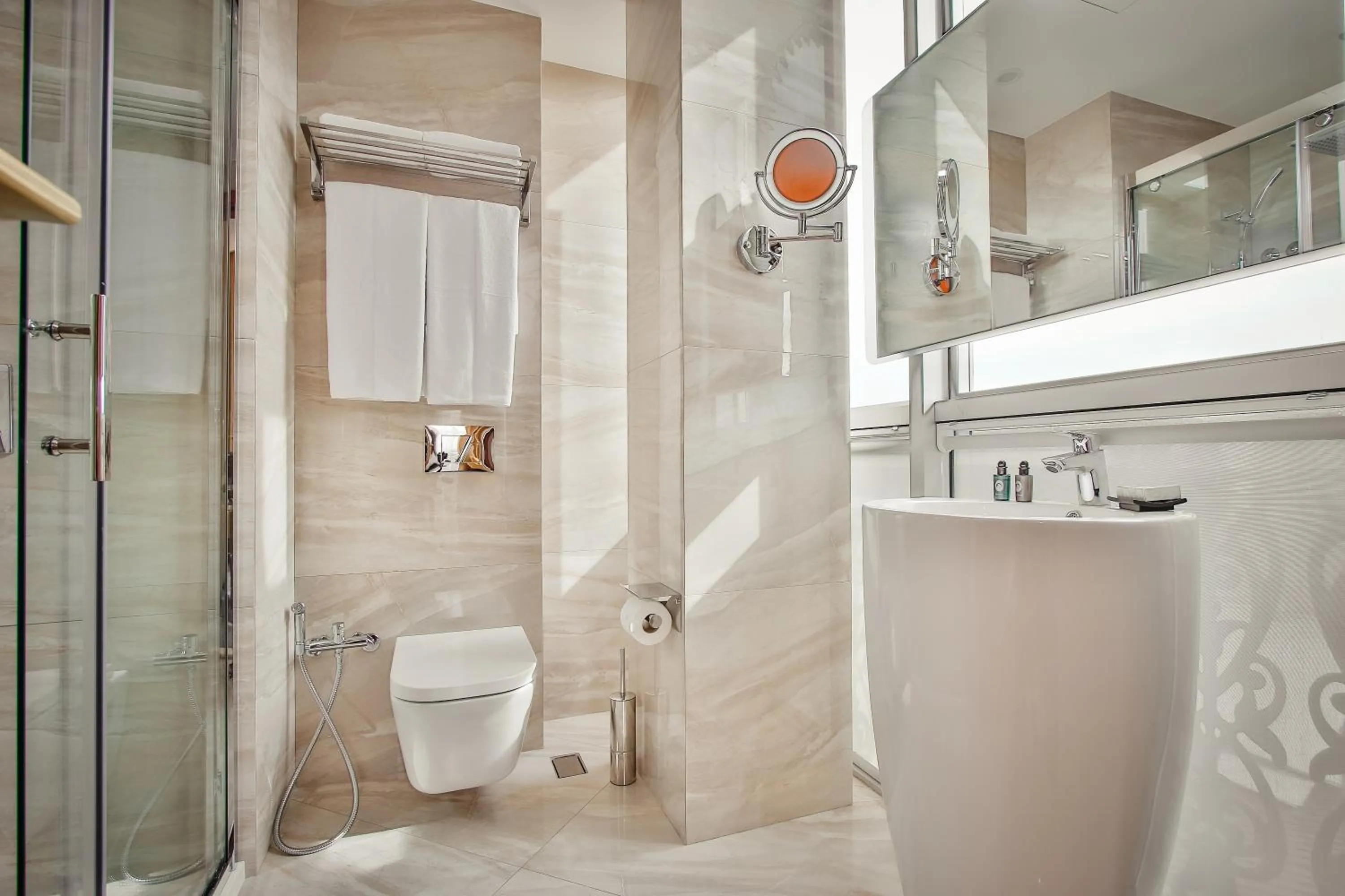 Shower in New Tiflis Hotel