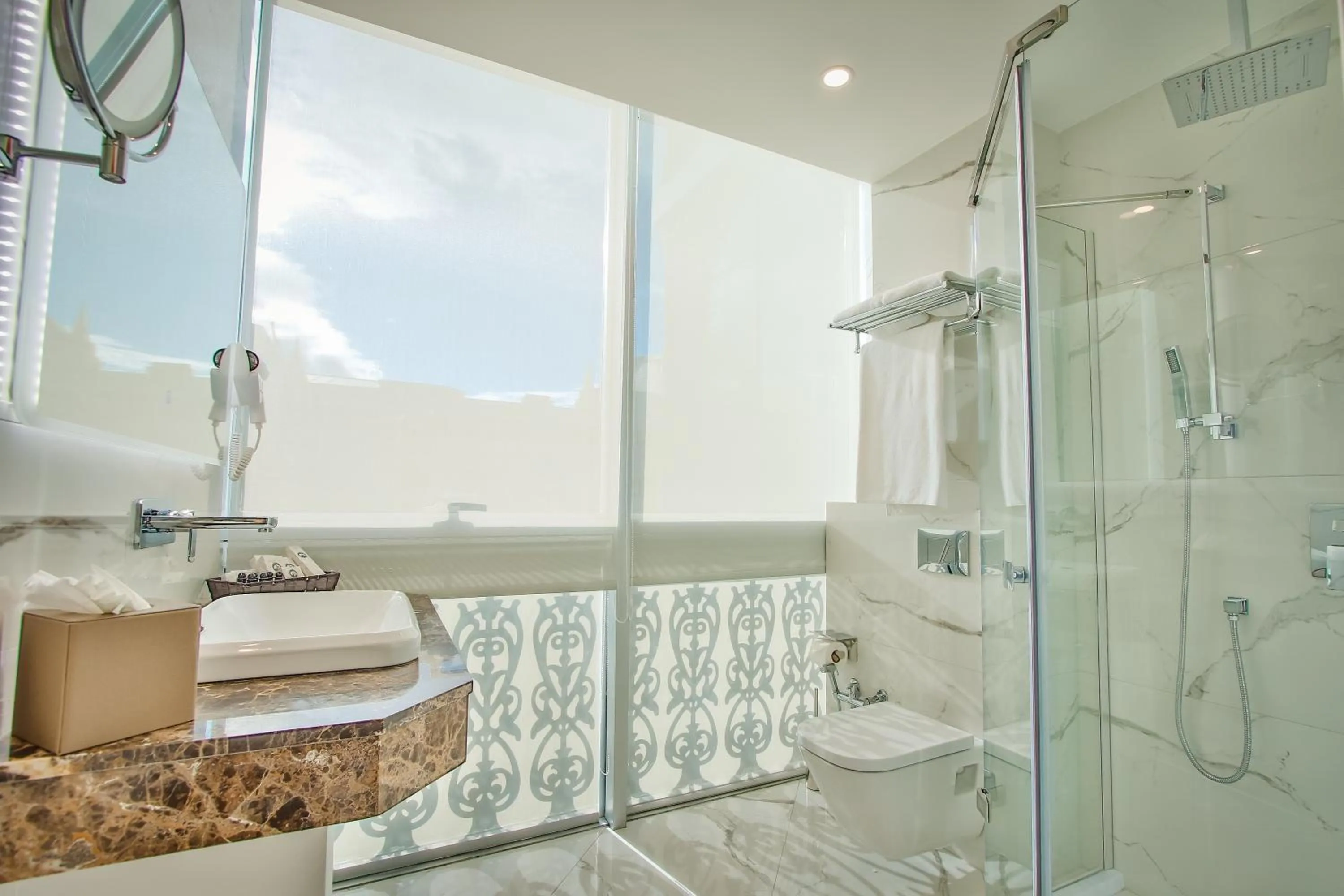 Shower in New Tiflis Hotel