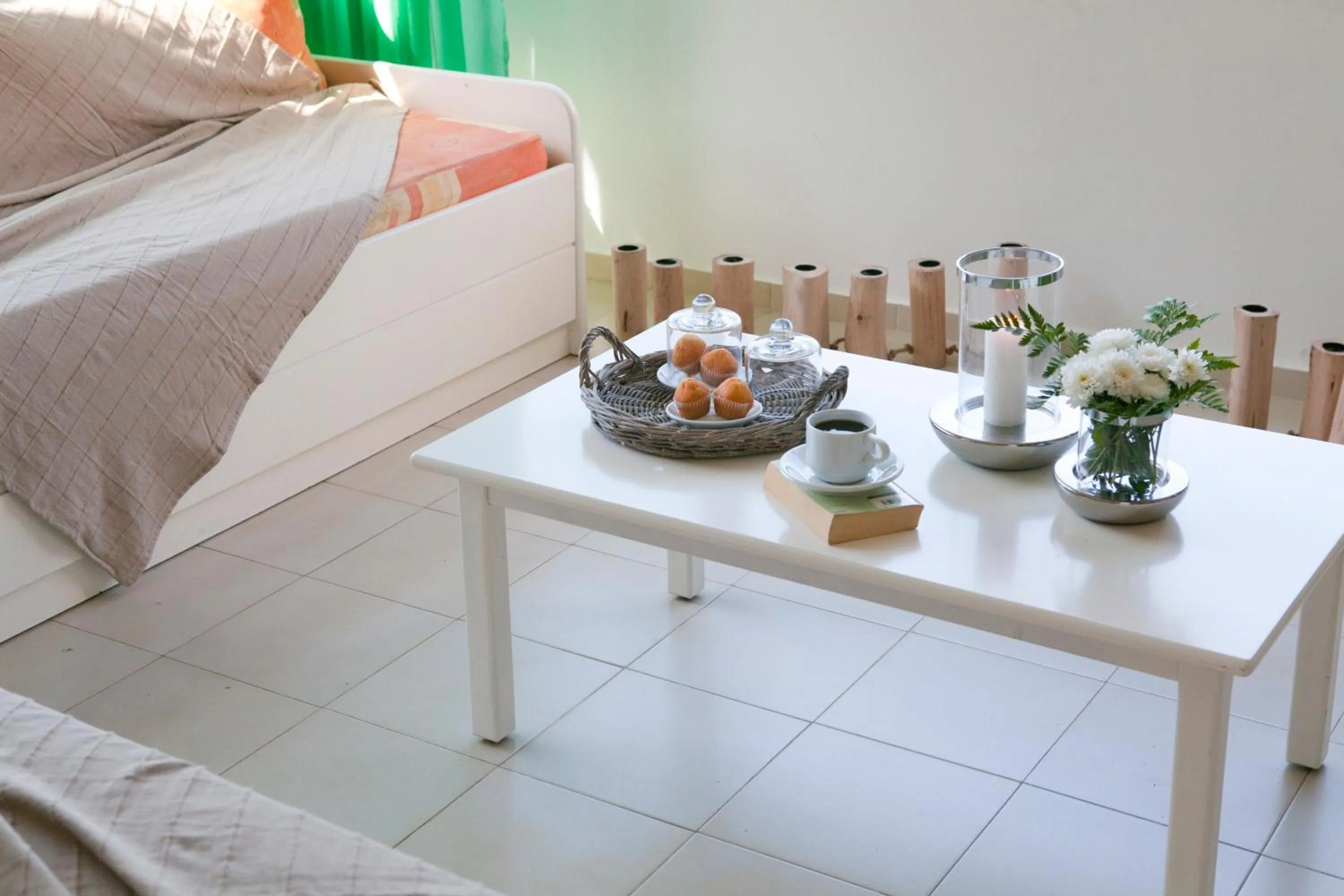 Living room, Bed in Govino Bay