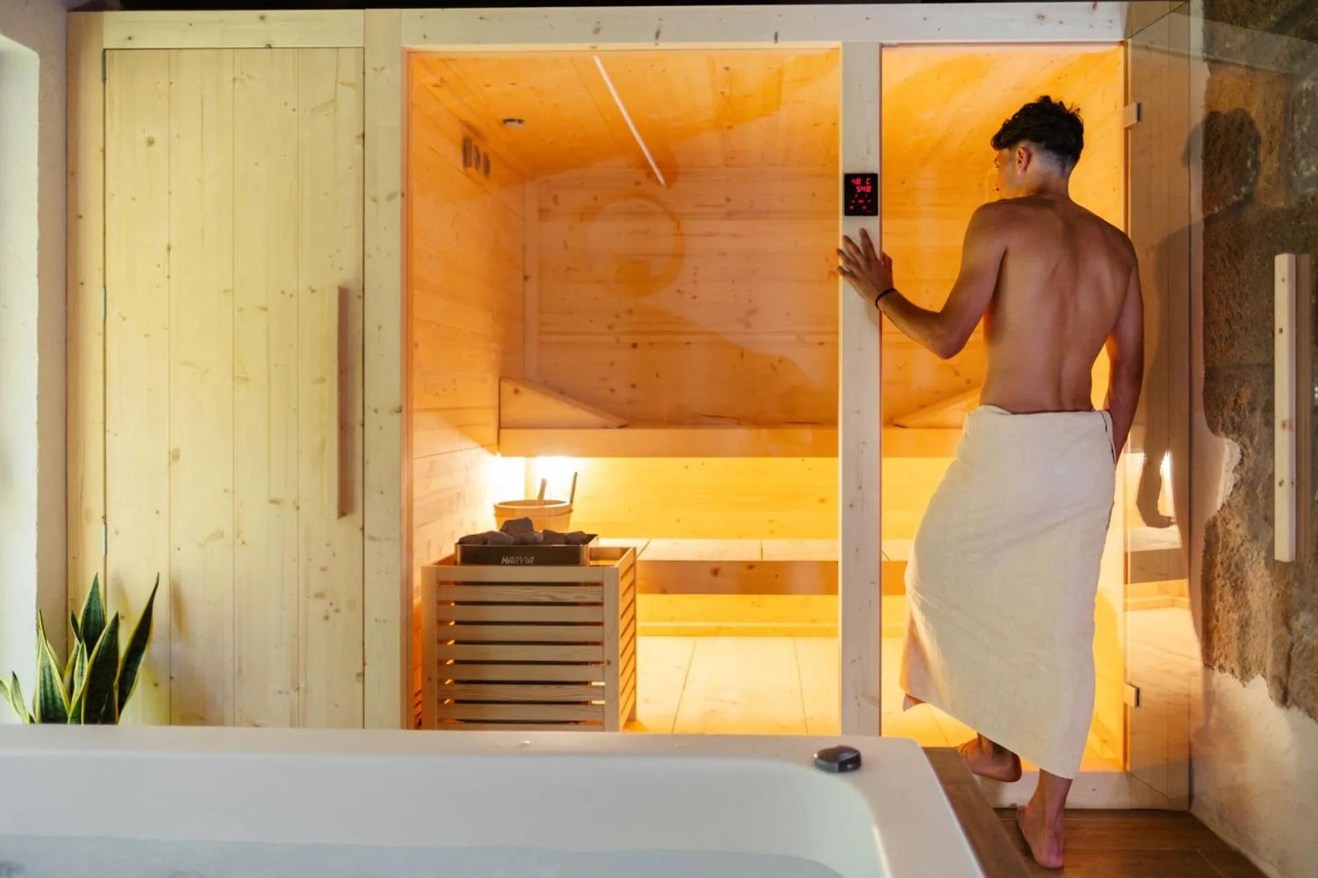 Sauna, Bed in Relais San Lorenzo