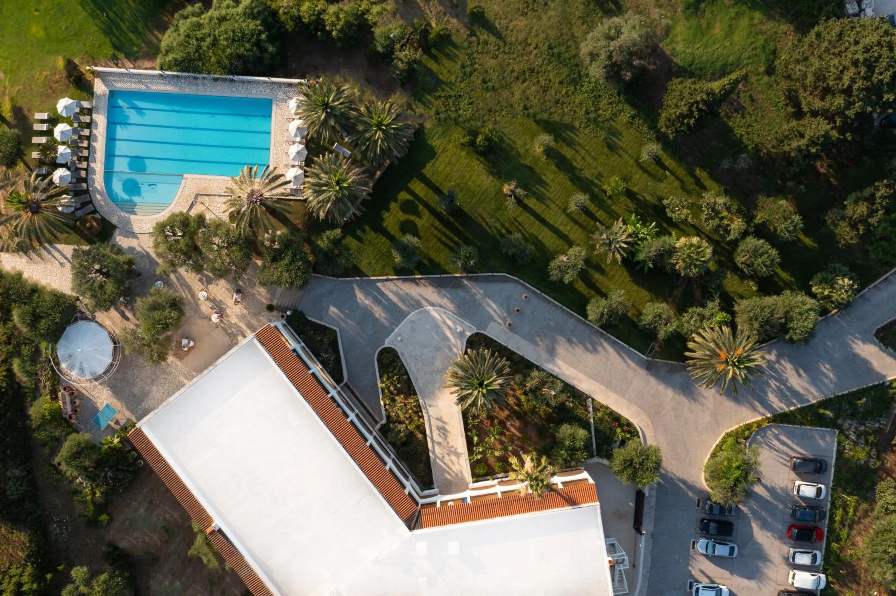 Bird's eye view in Paradise Hotel Corfu