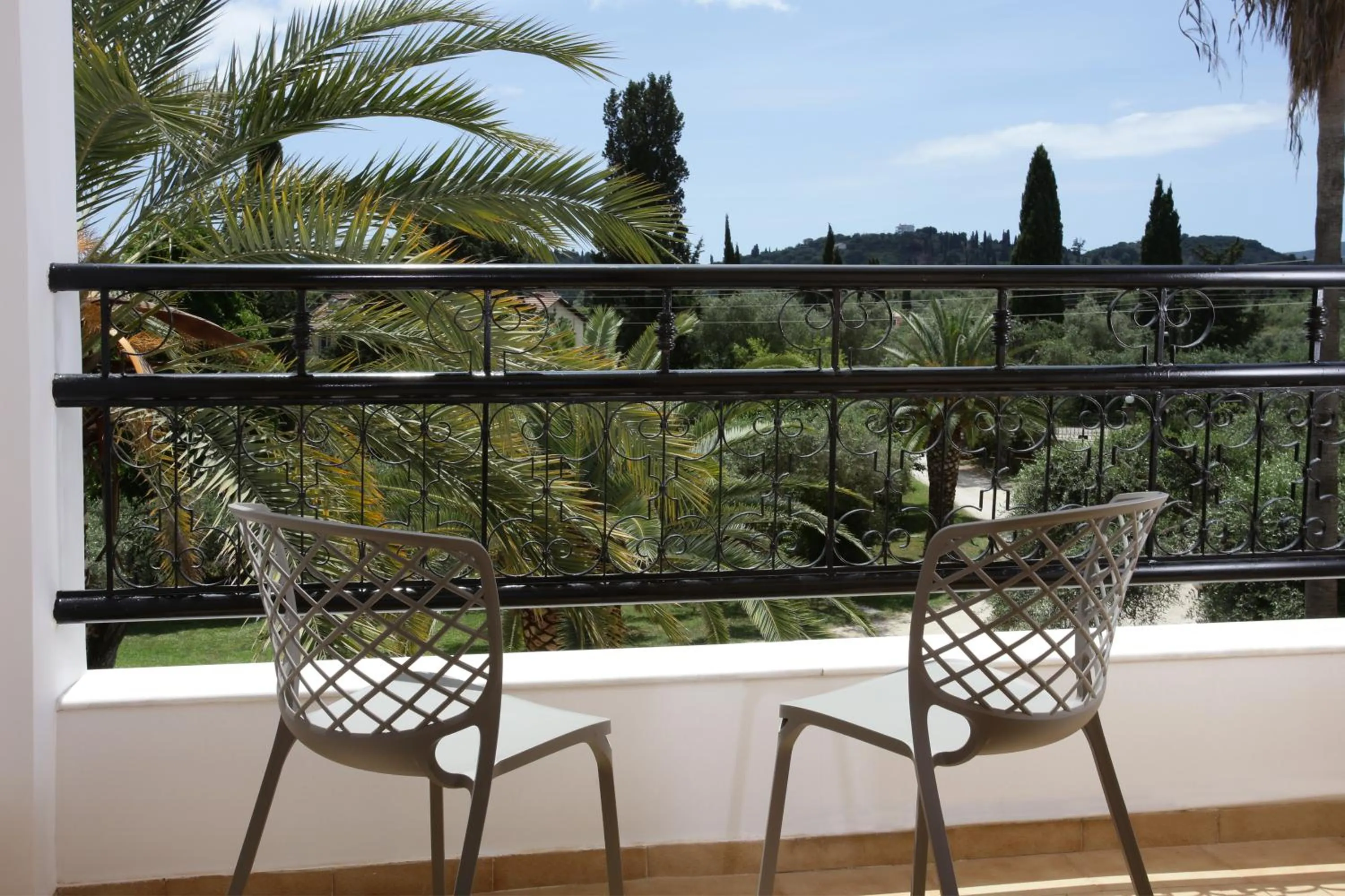 Balcony/Terrace in Paradise Hotel Corfu