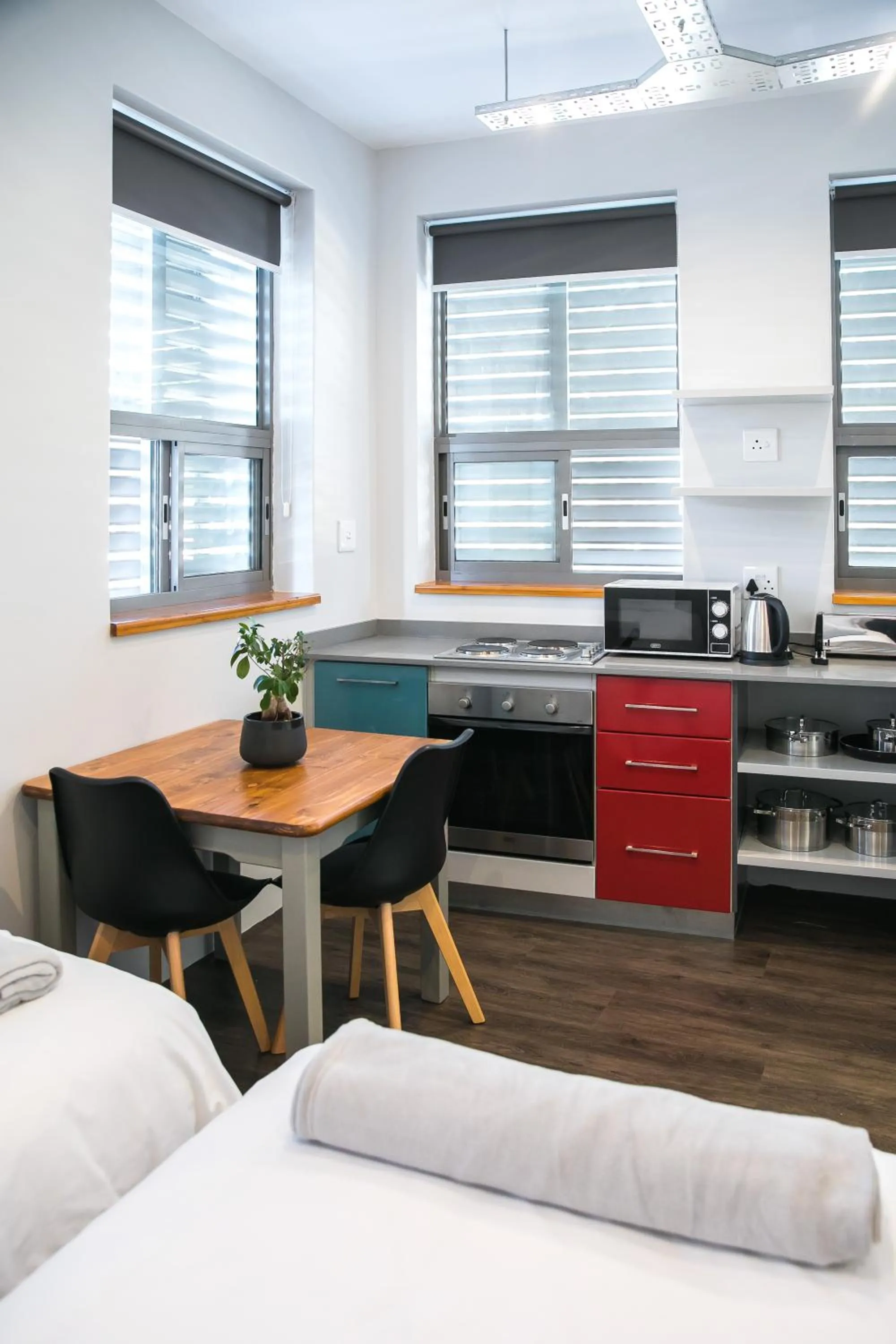 Coffee/tea facilities, Bed in Zeederberg Corner