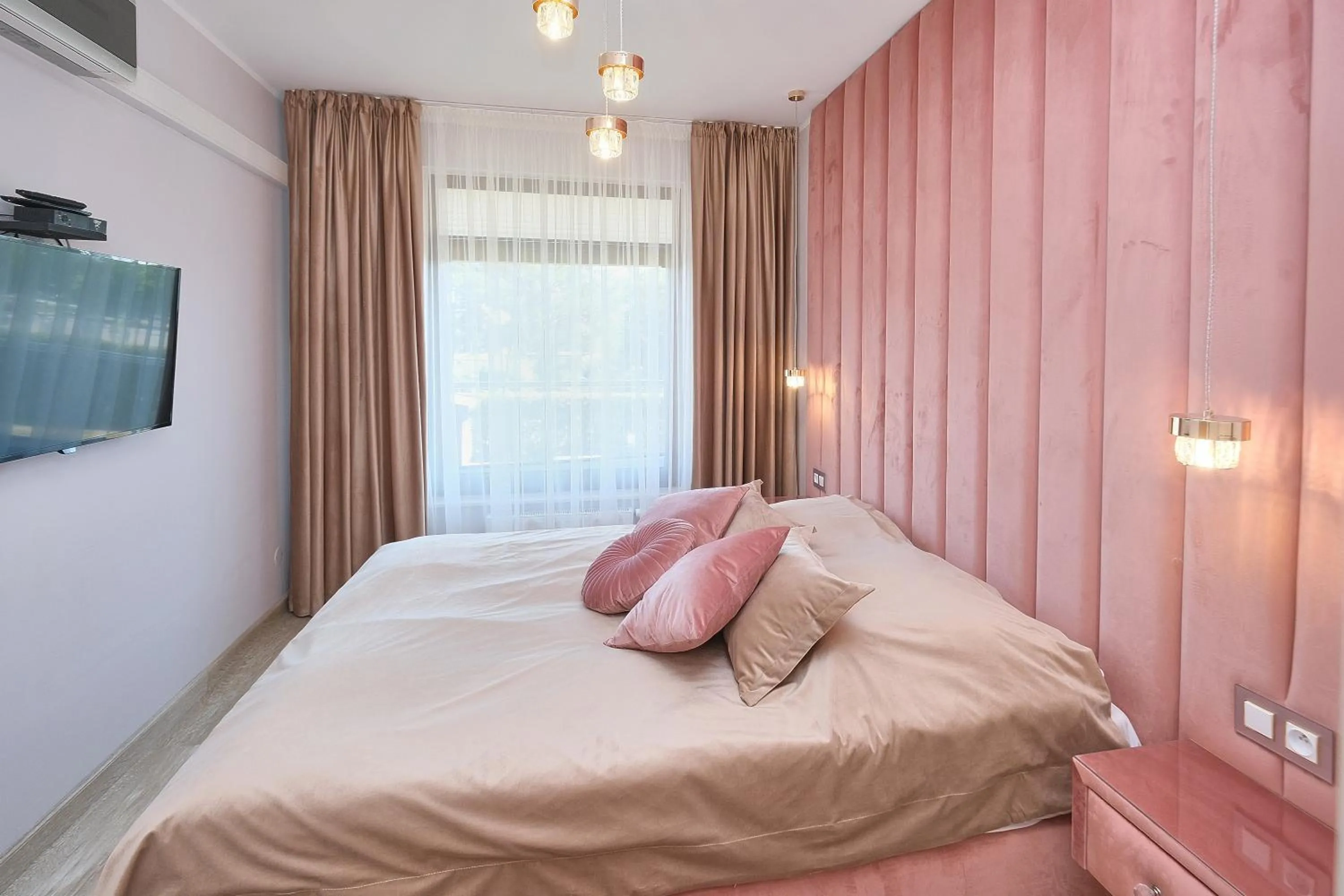Bed in Apartamenty Jasny Brzeg
