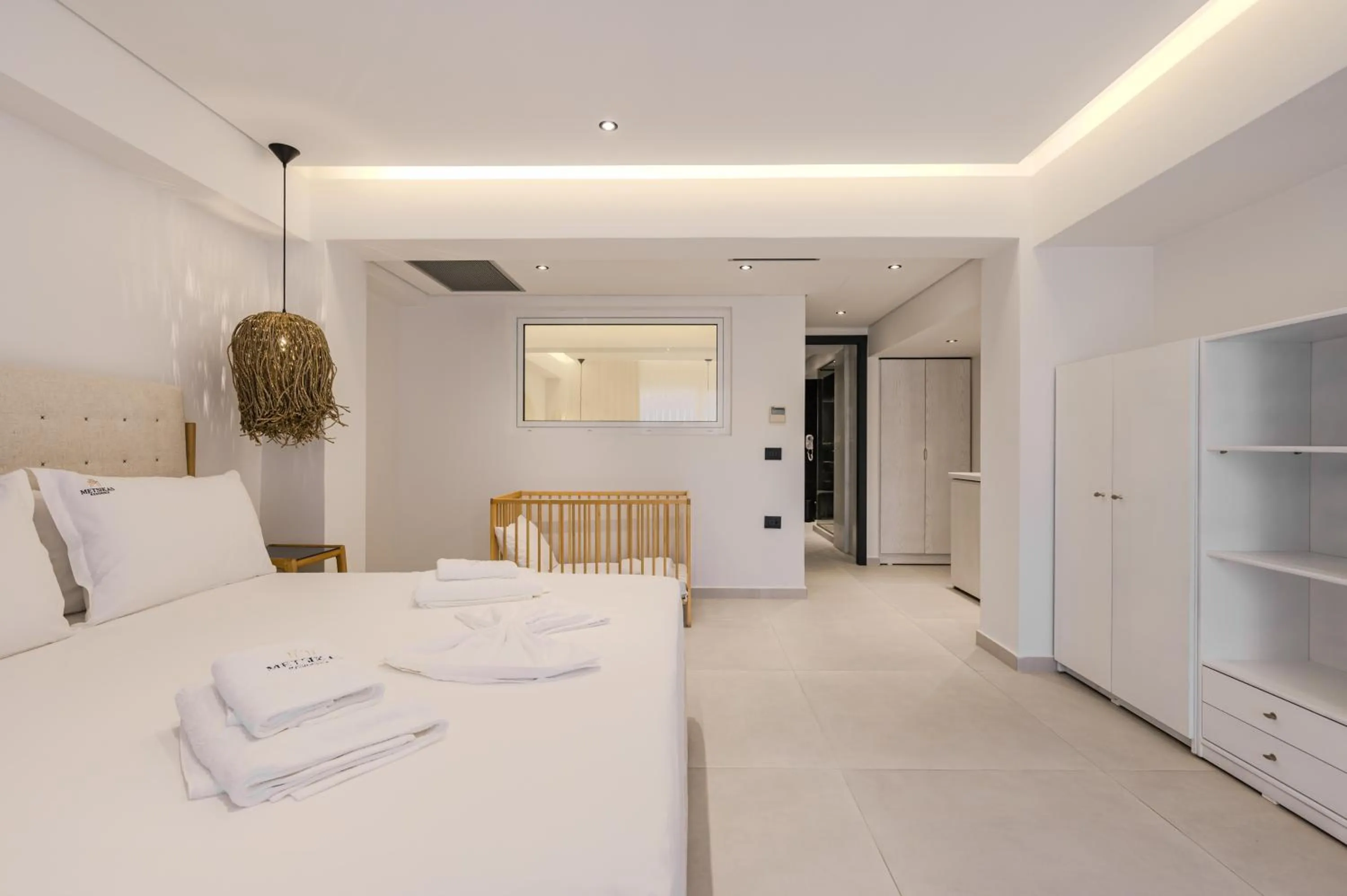 Bed in Metsikas Residence