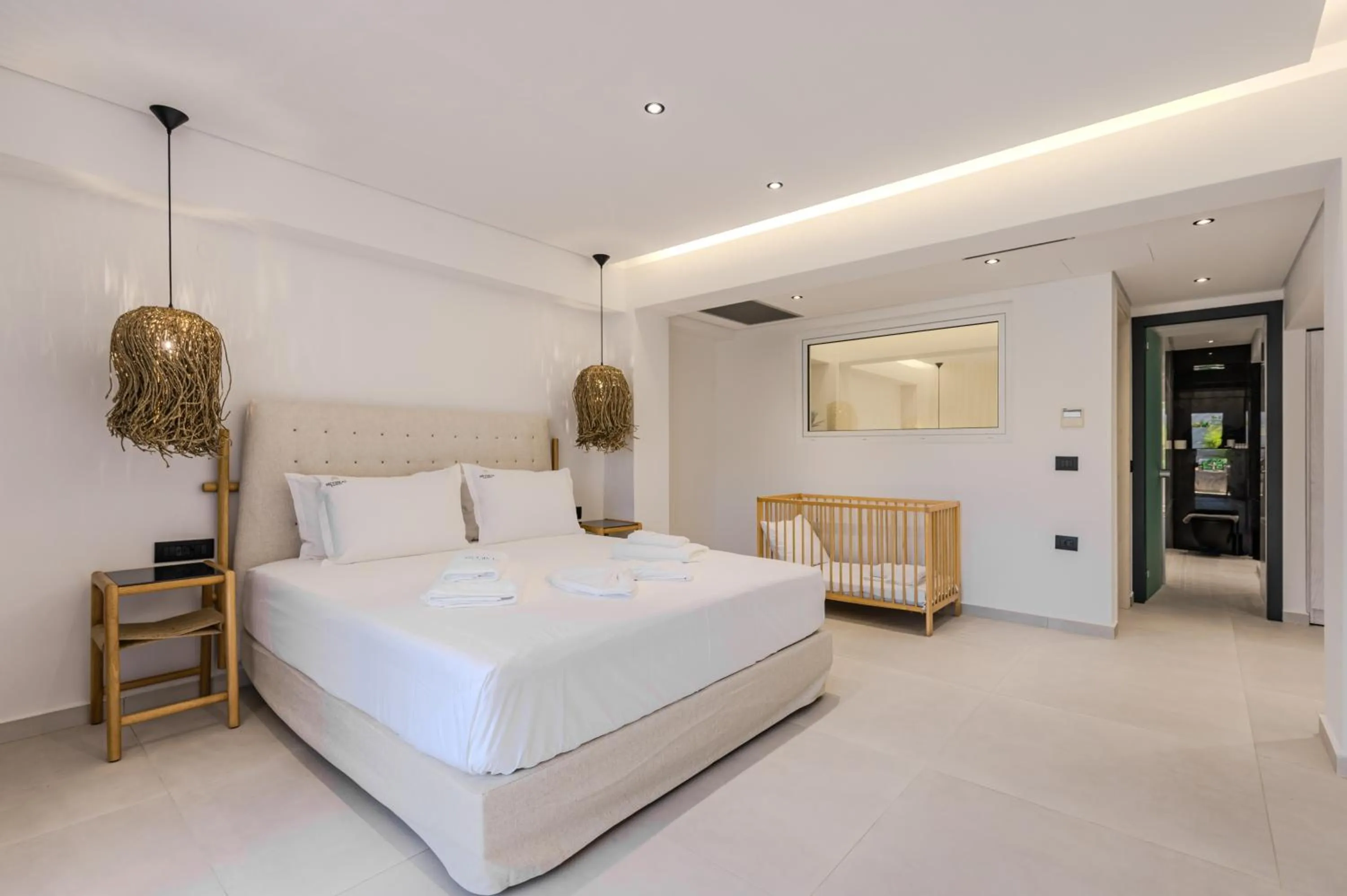 Bed in Metsikas Residence