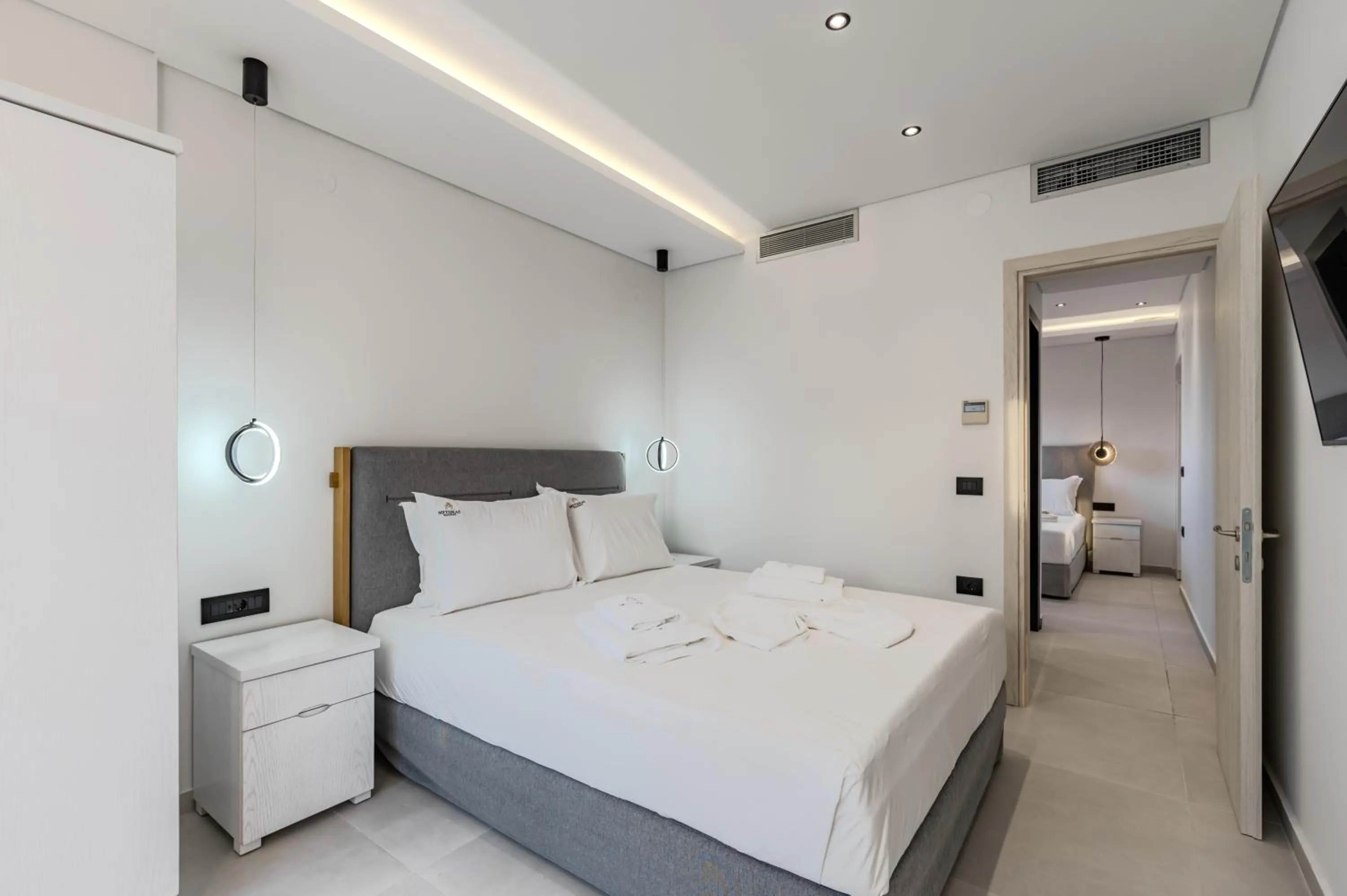 Bed in Metsikas Residence