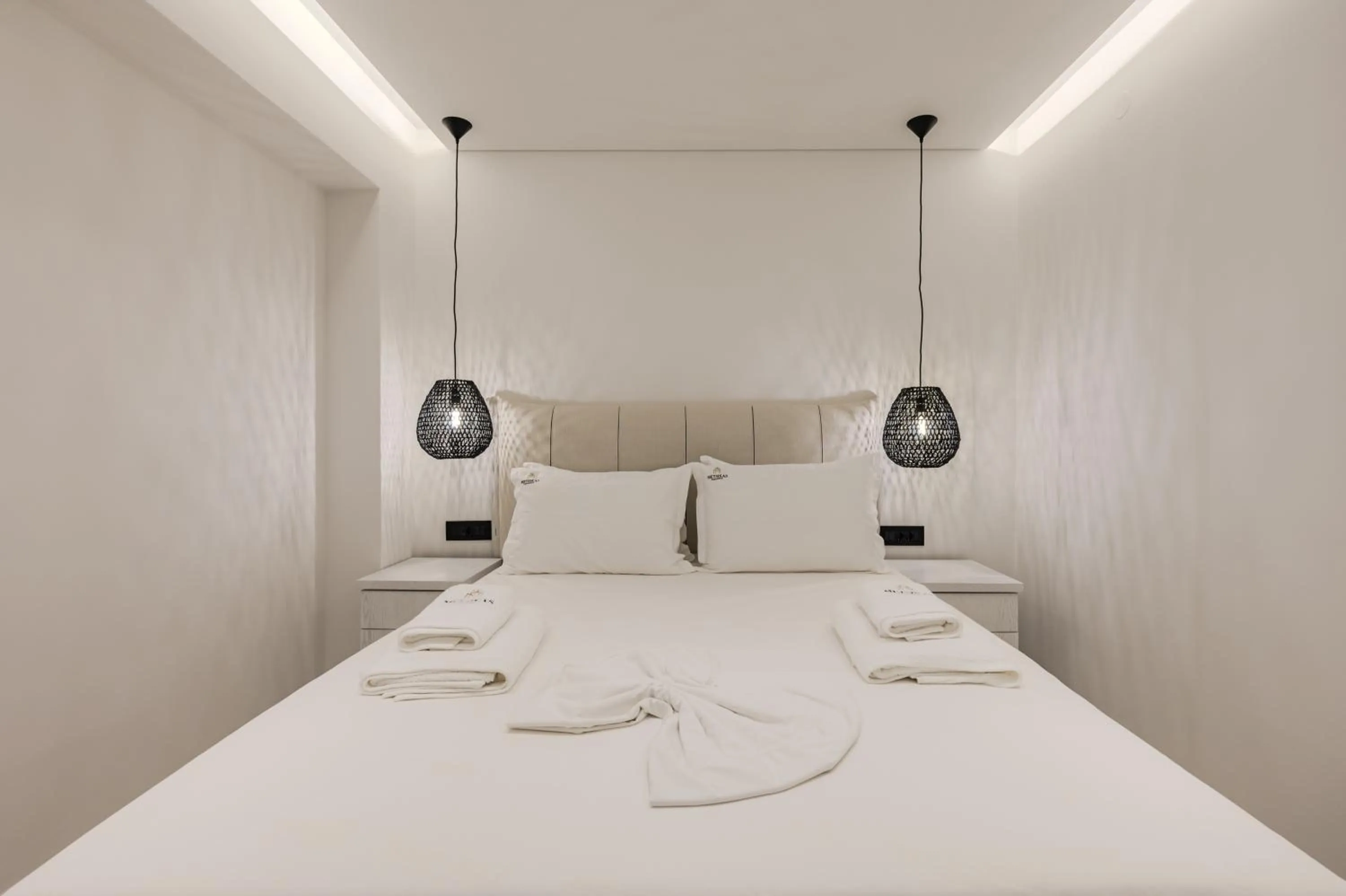 Bed in Metsikas Residence