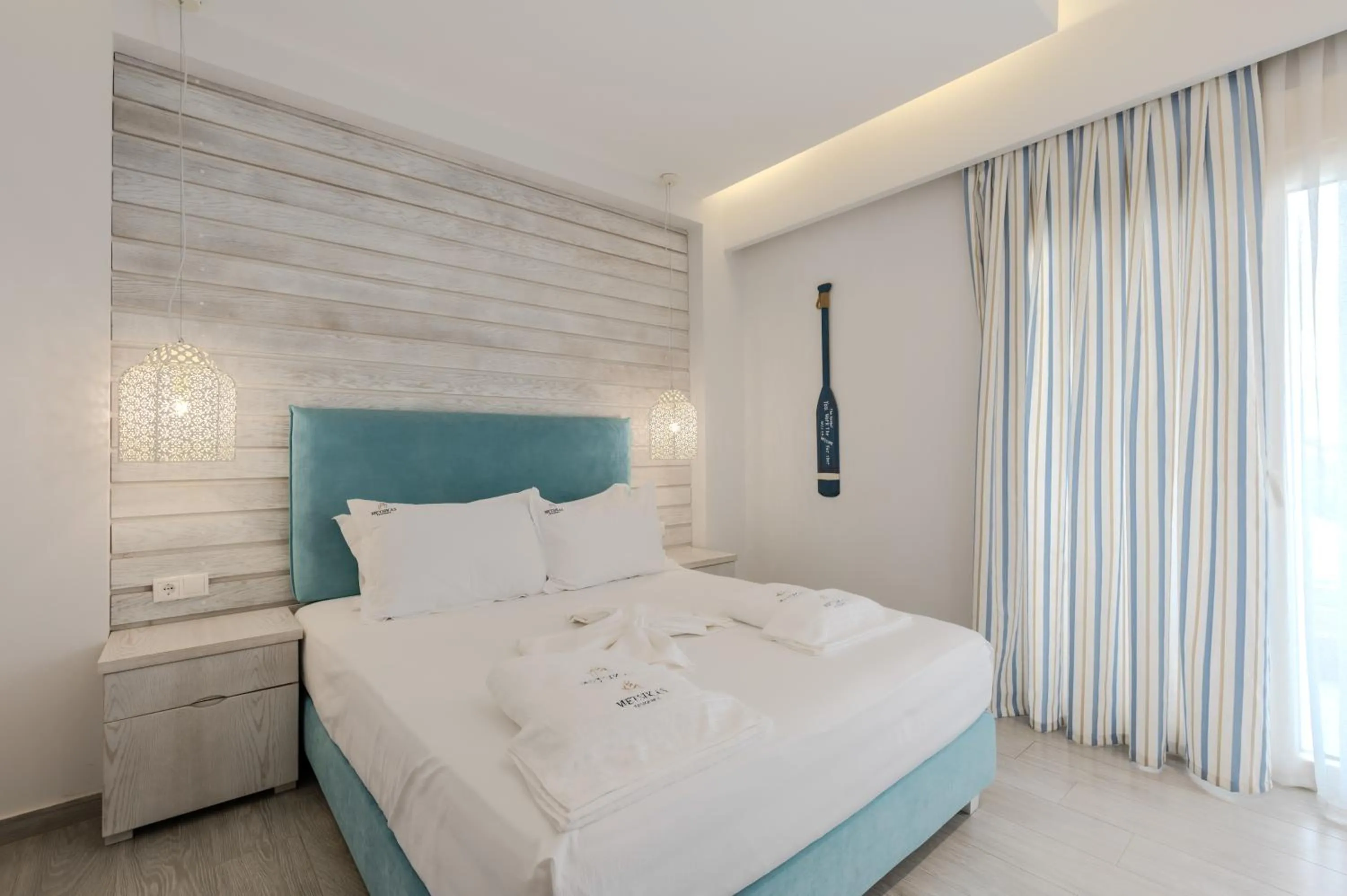 Bed in Metsikas Residence