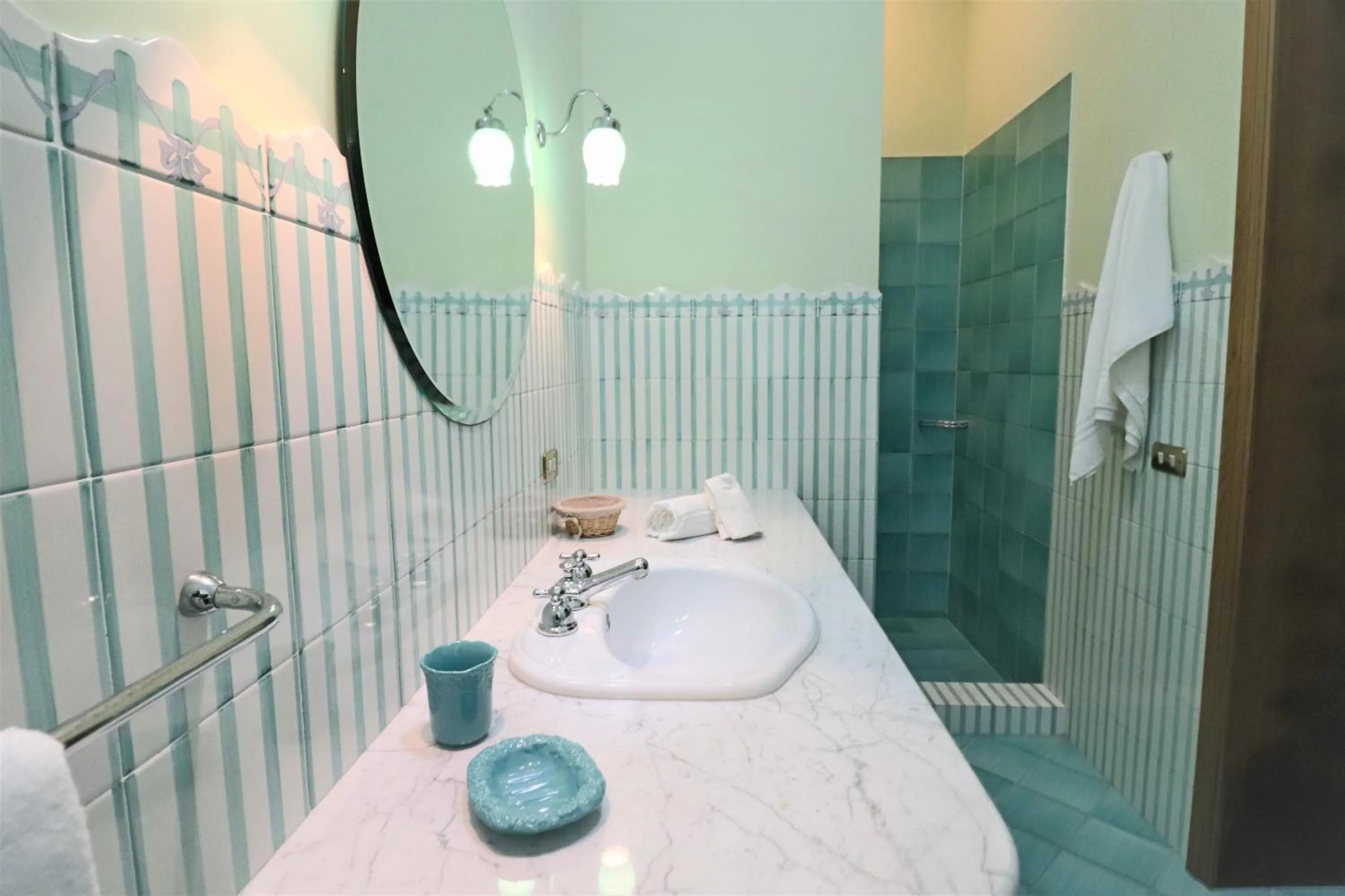 Bathroom in Relais Delle Rose