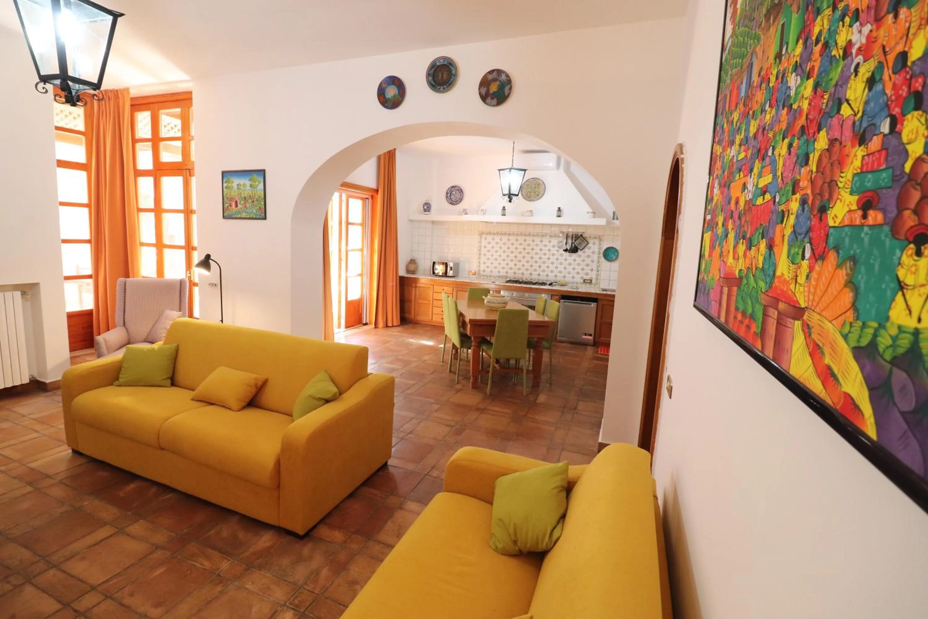 Living room in Relais Delle Rose