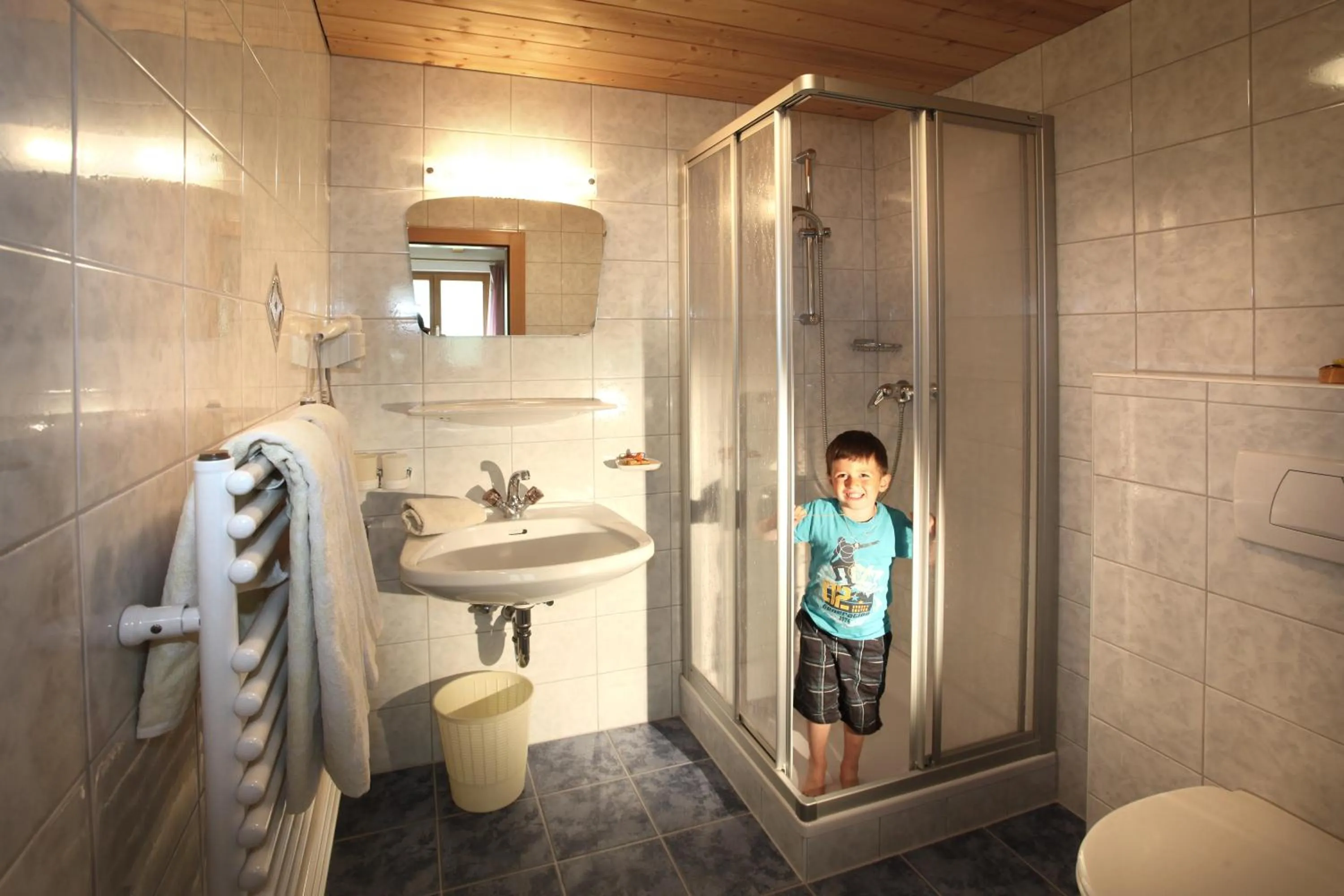 Bathroom in Apart Hotel Arno