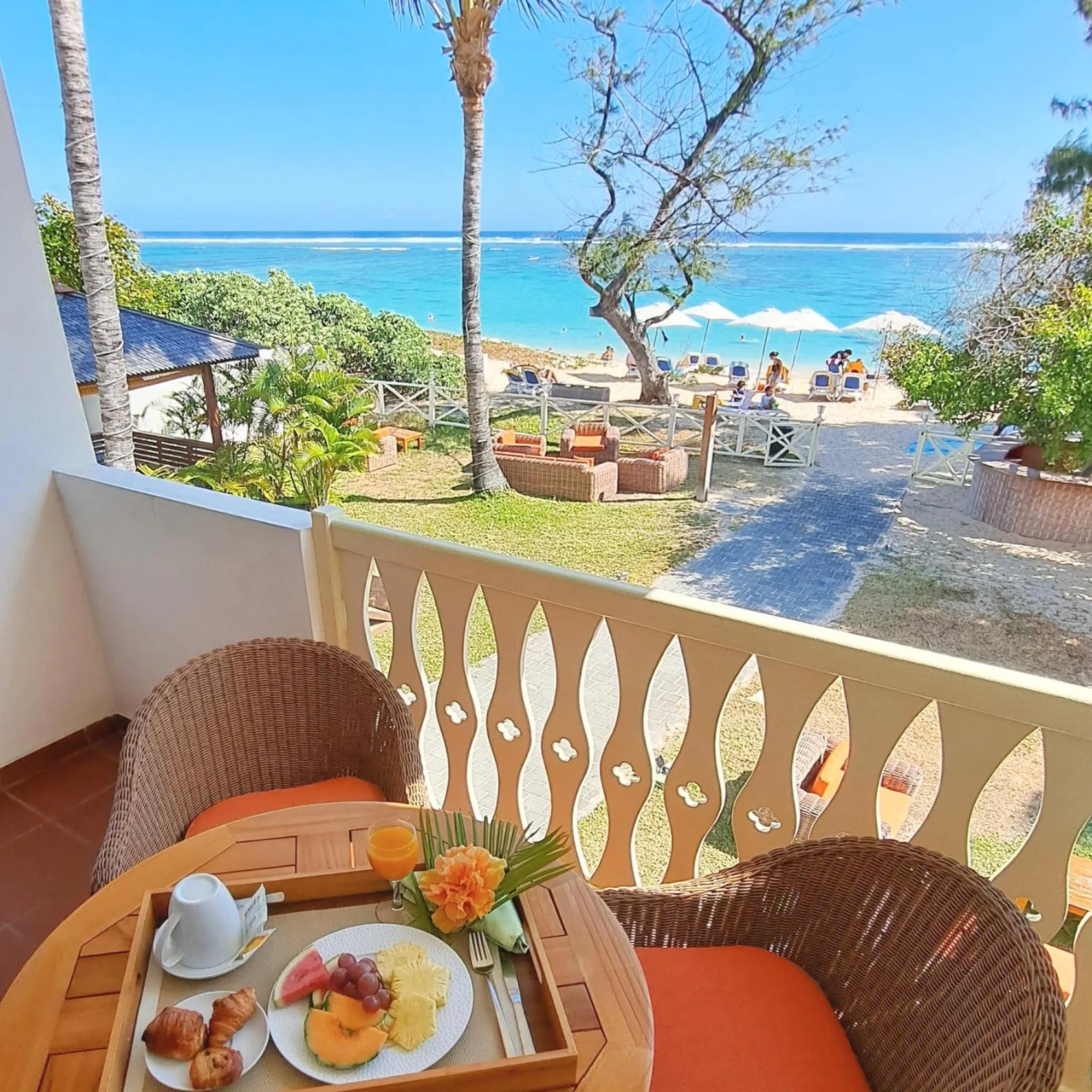 Sea view in Le Nautile Beachfront