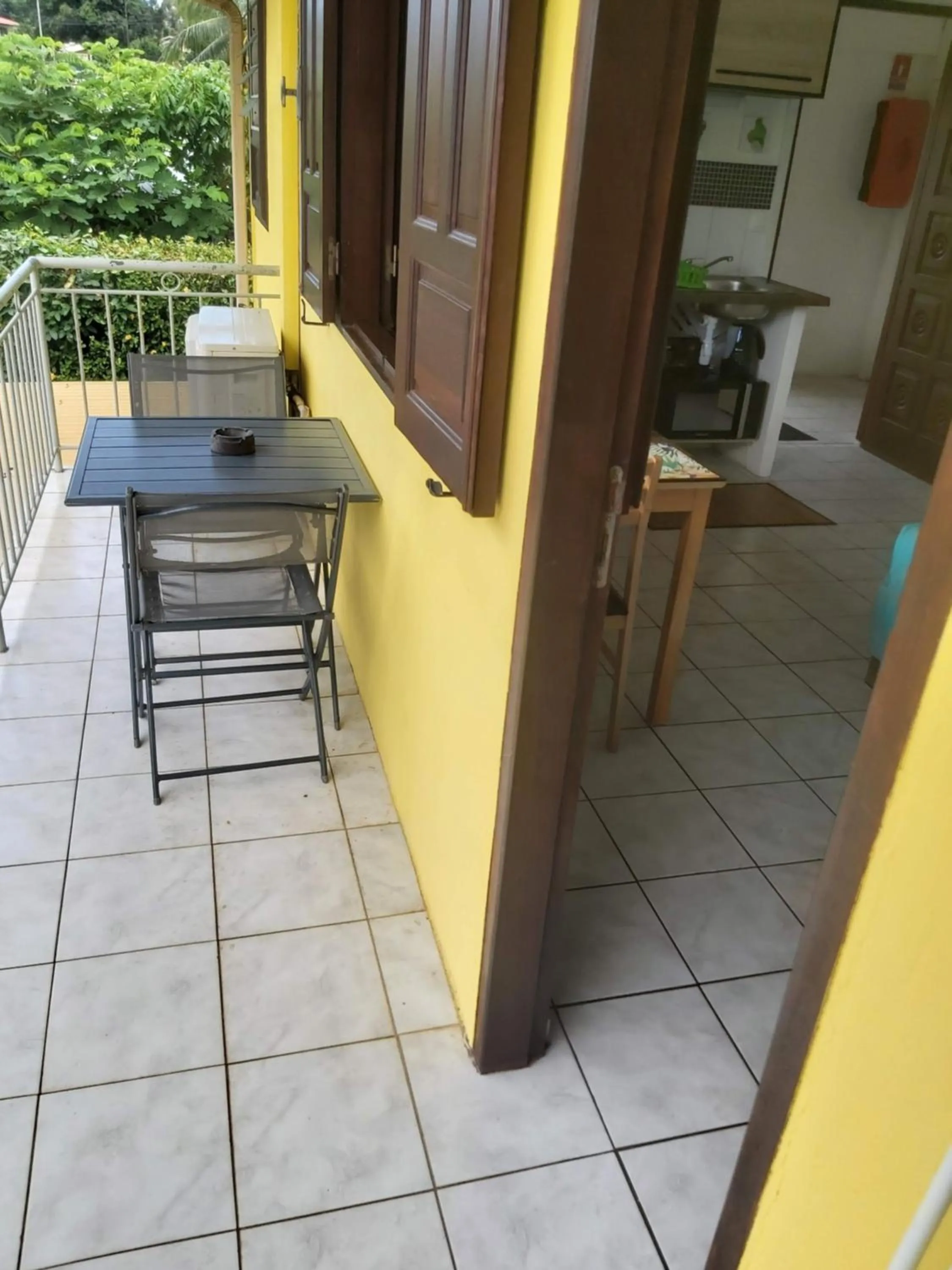 Balcony/Terrace in Au Petit Canal Fleuri