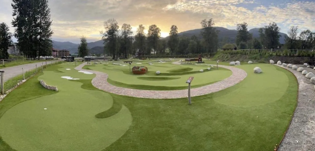 Minigolf in Sauda Fjordhotell