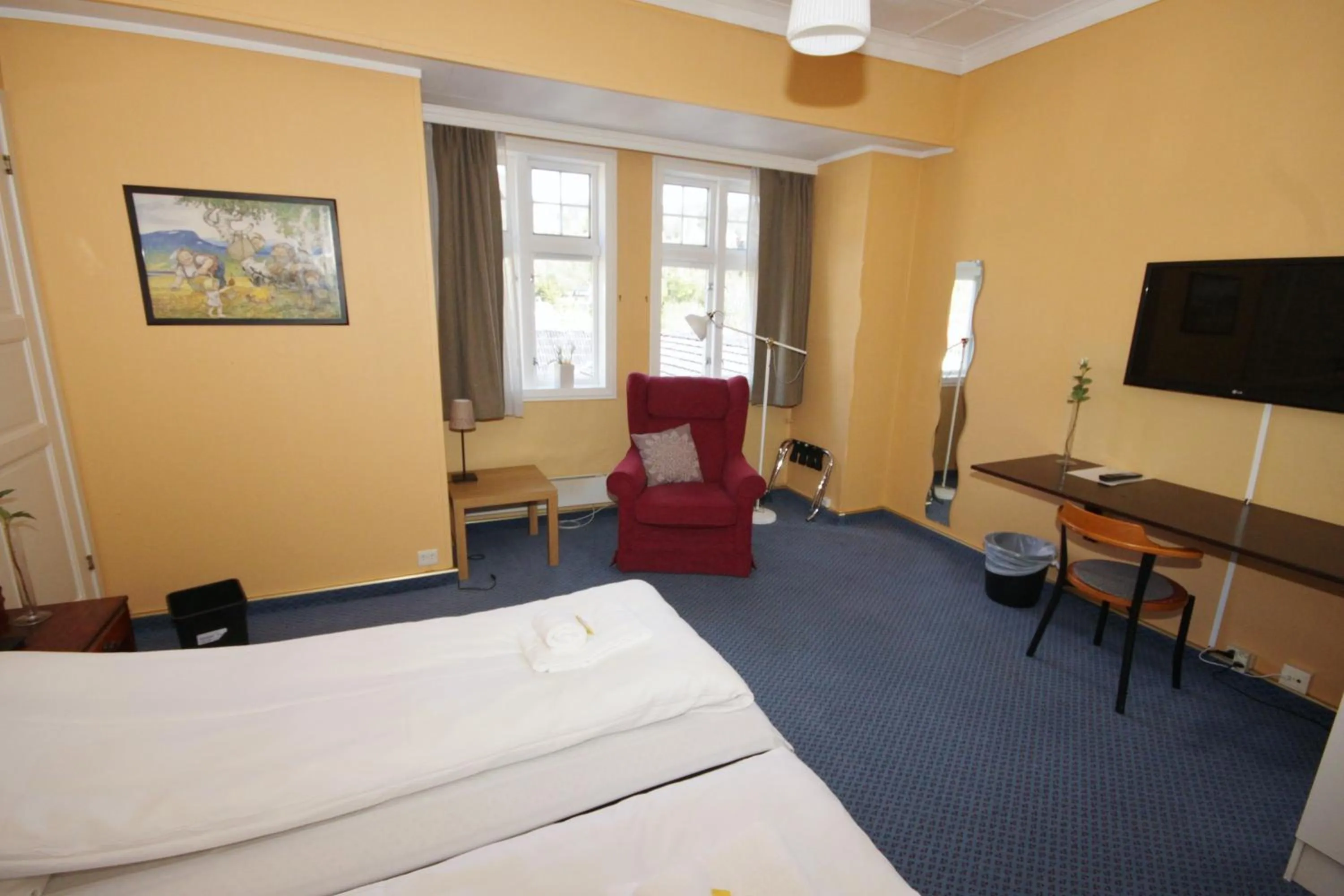 Bedroom in Sauda Fjordhotell