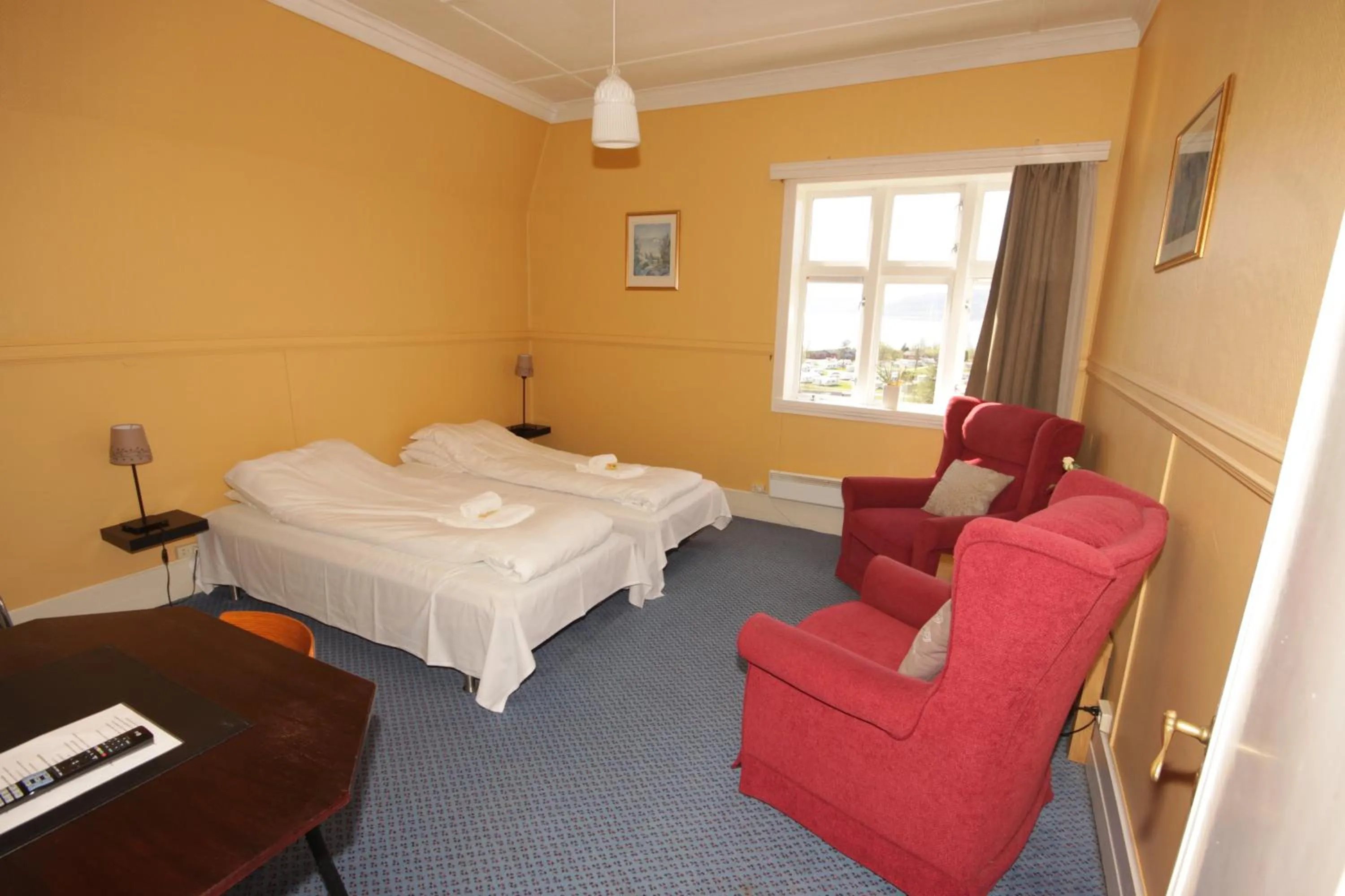 Bedroom, Bed in Sauda Fjordhotell