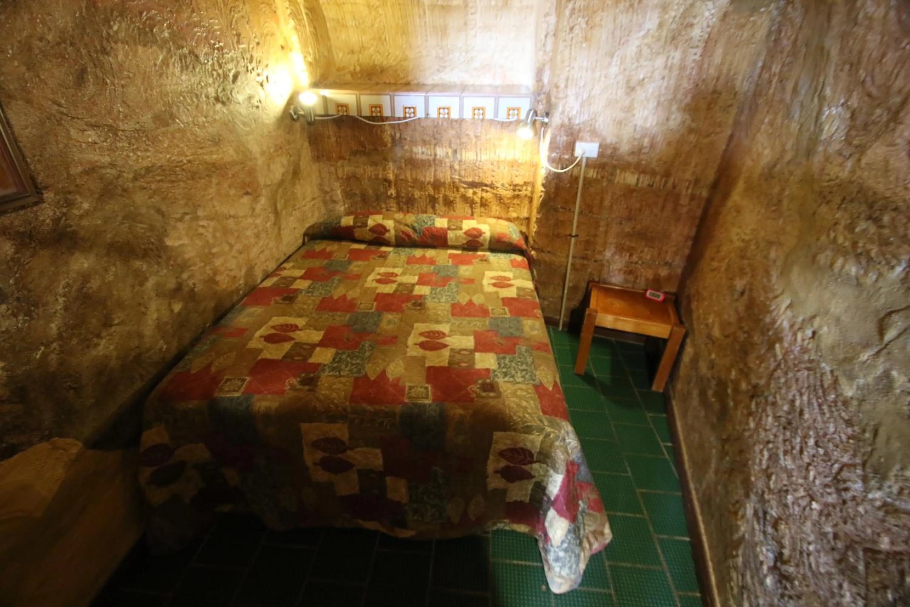 Bed in The Underground Motel