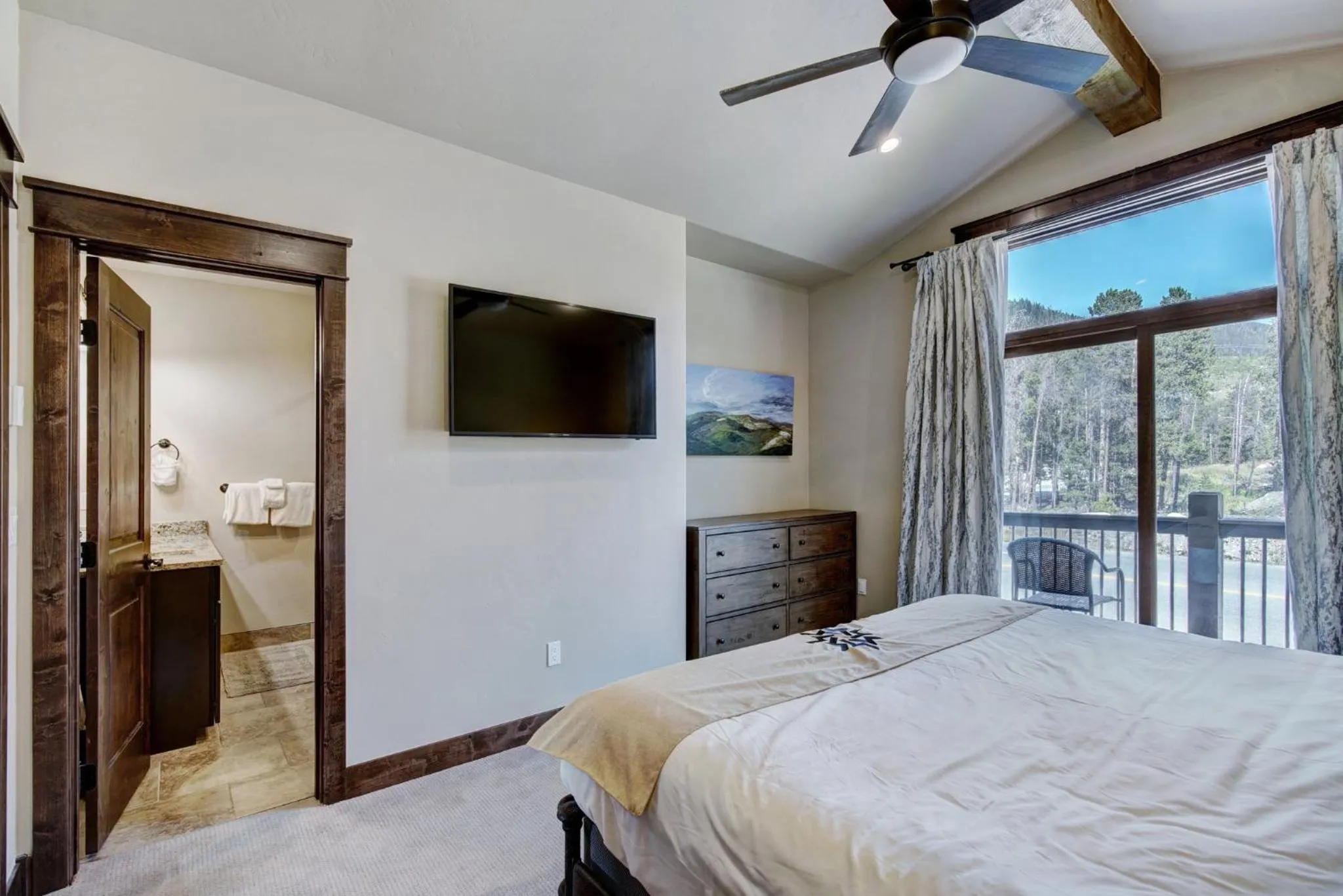 Bedroom, Bed in River Run Townhomes by Keystone Resort