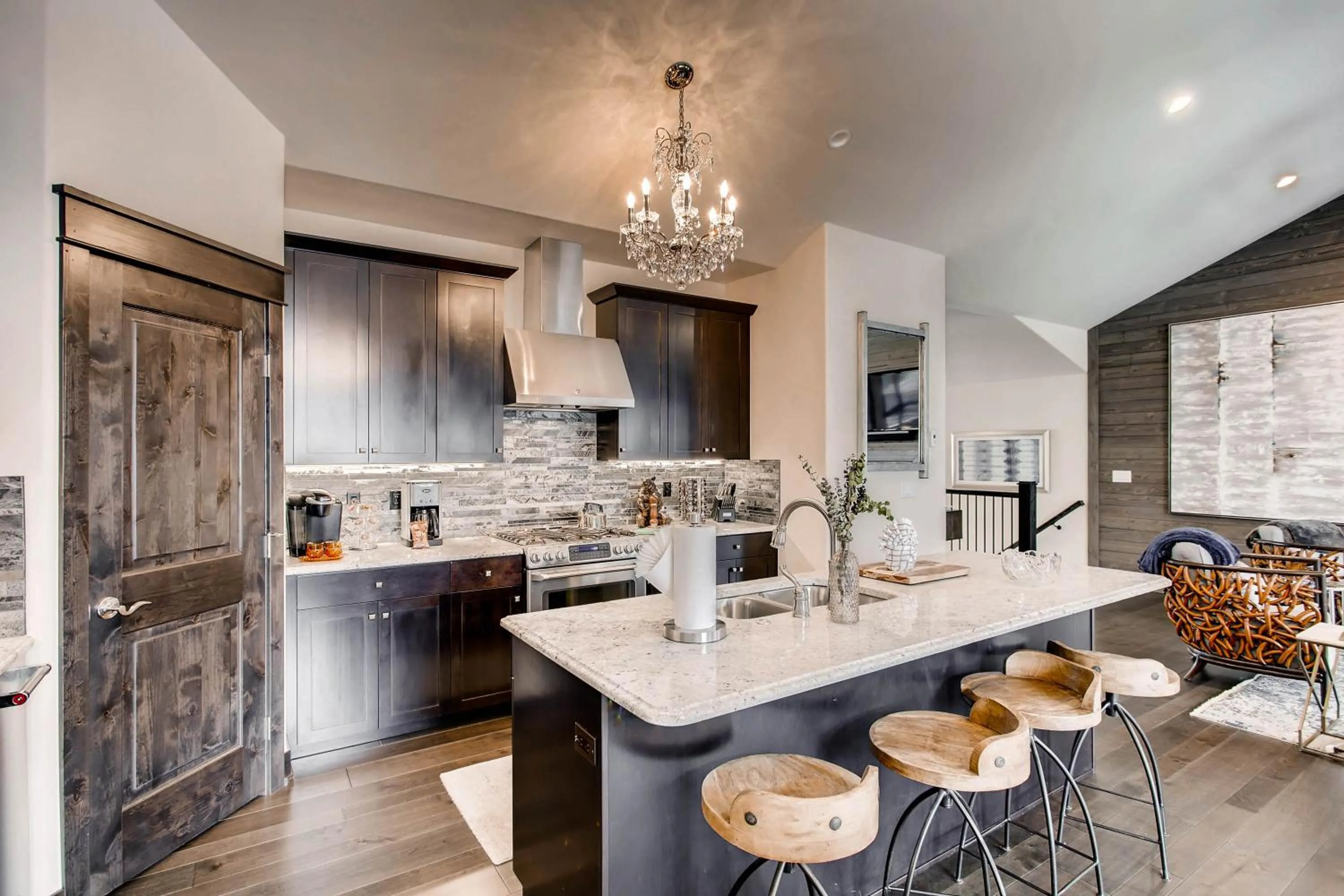 Kitchen or kitchenette in River Run Townhomes by Keystone Resort