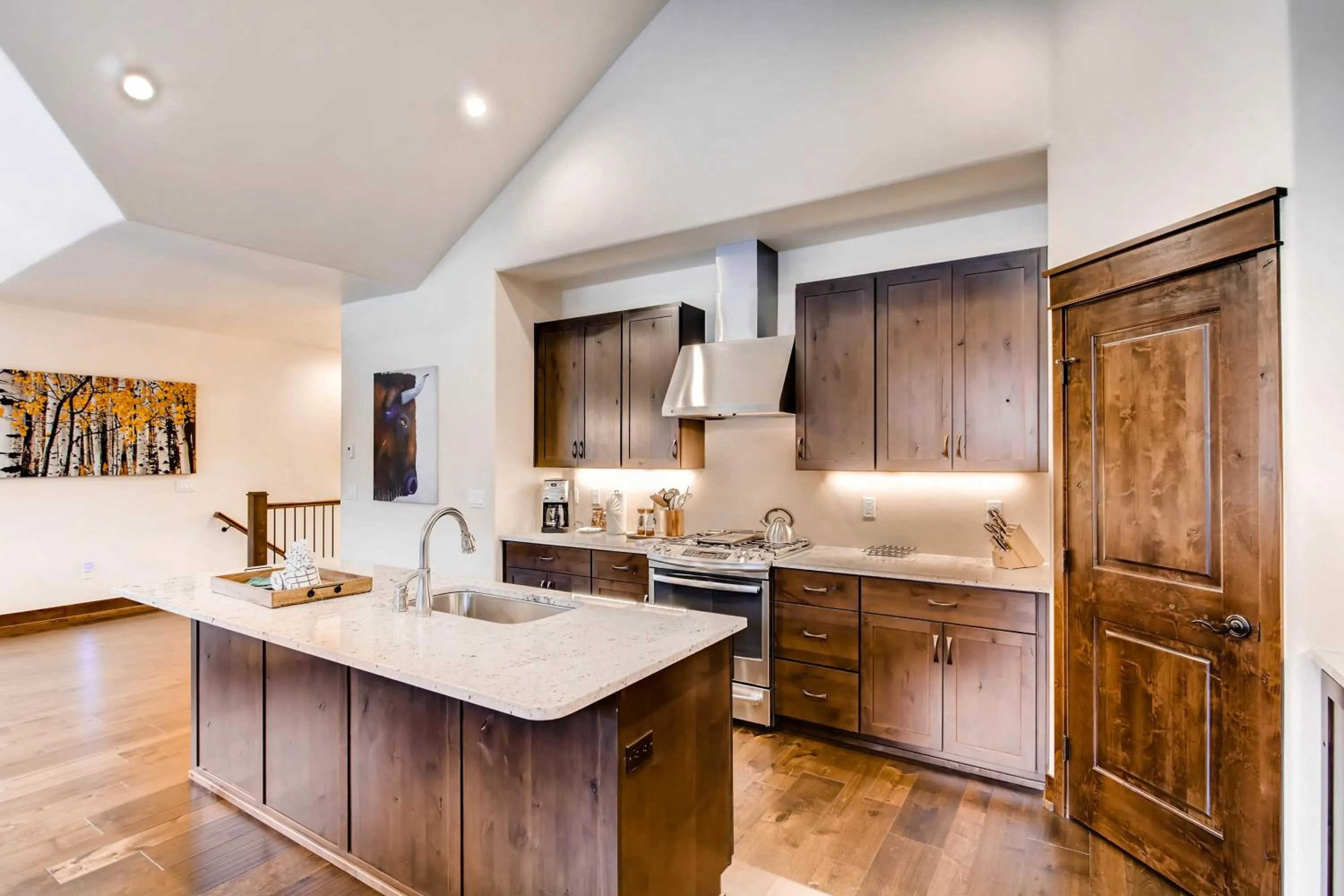 Kitchen or kitchenette in River Run Townhomes by Keystone Resort