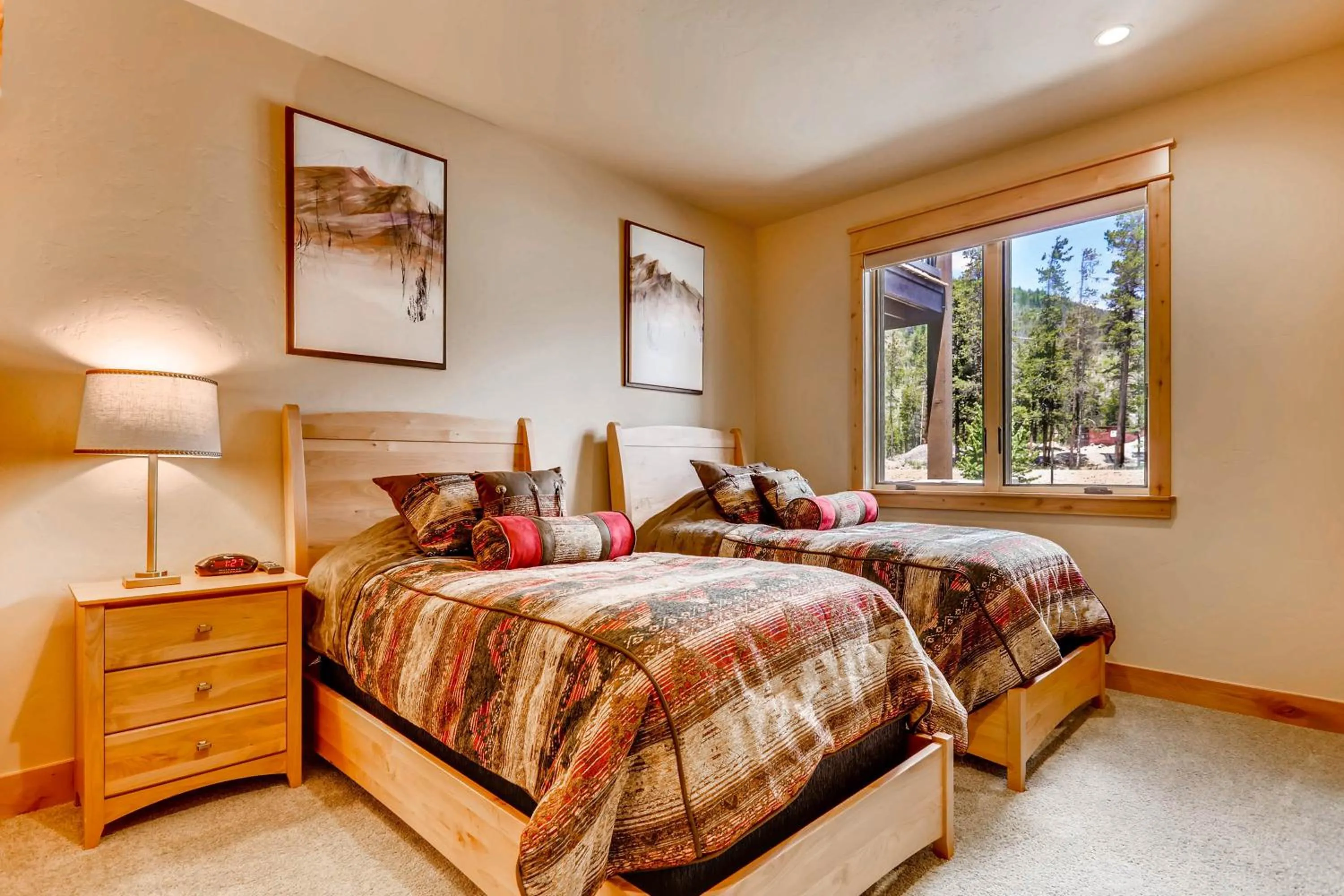 Bedroom, Bed in River Run Townhomes by Keystone Resort