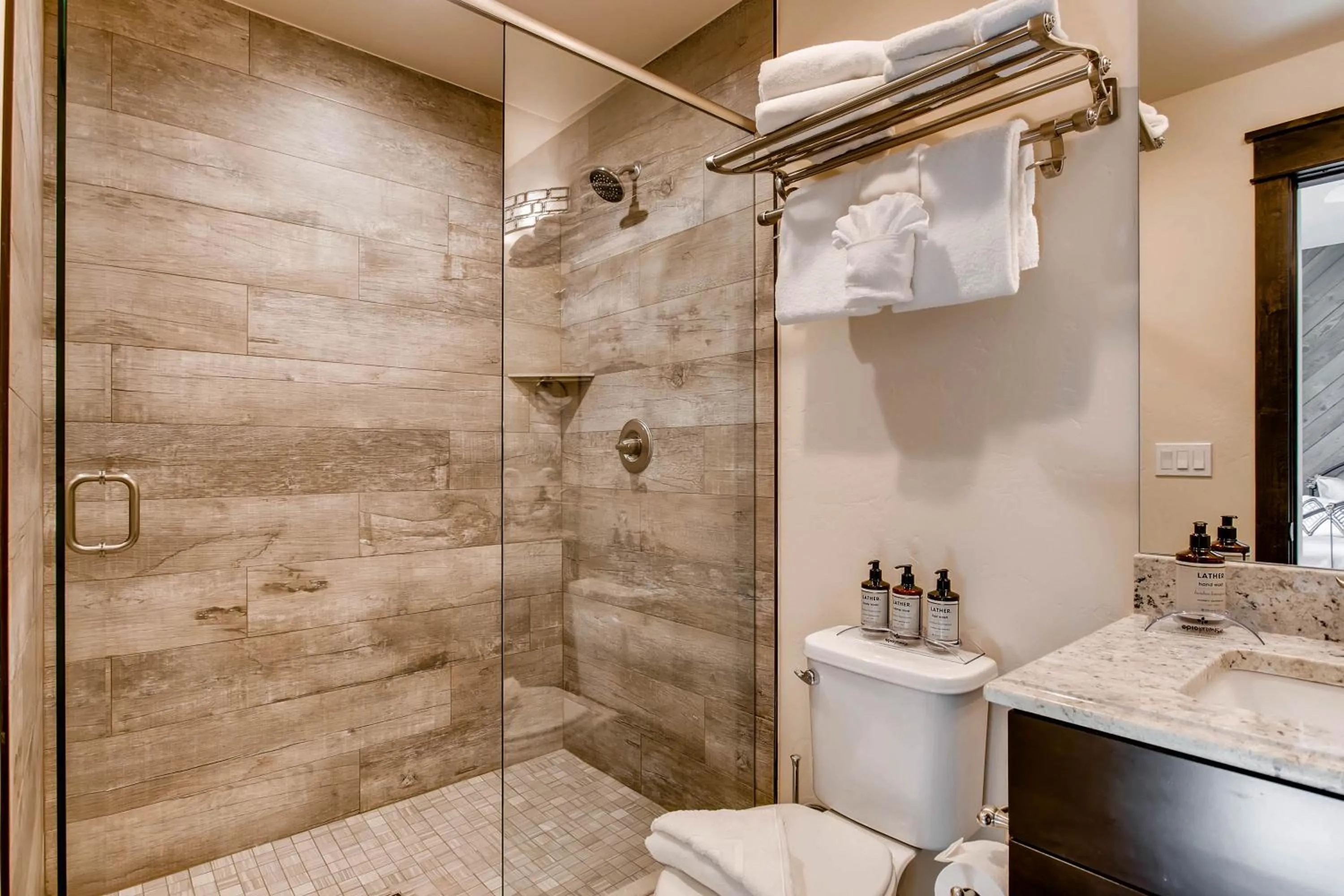 Bathroom in River Run Townhomes by Keystone Resort