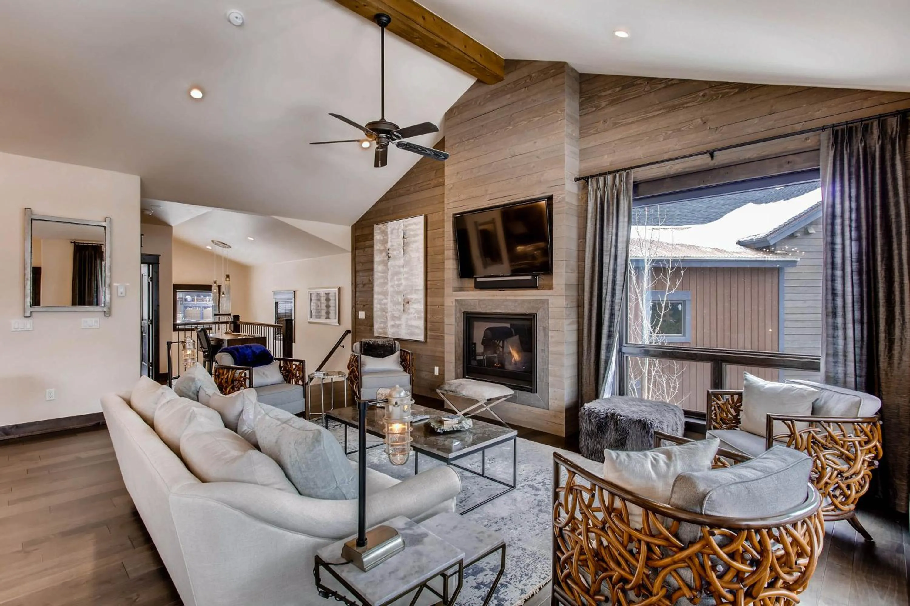 Living room in River Run Townhomes by Keystone Resort