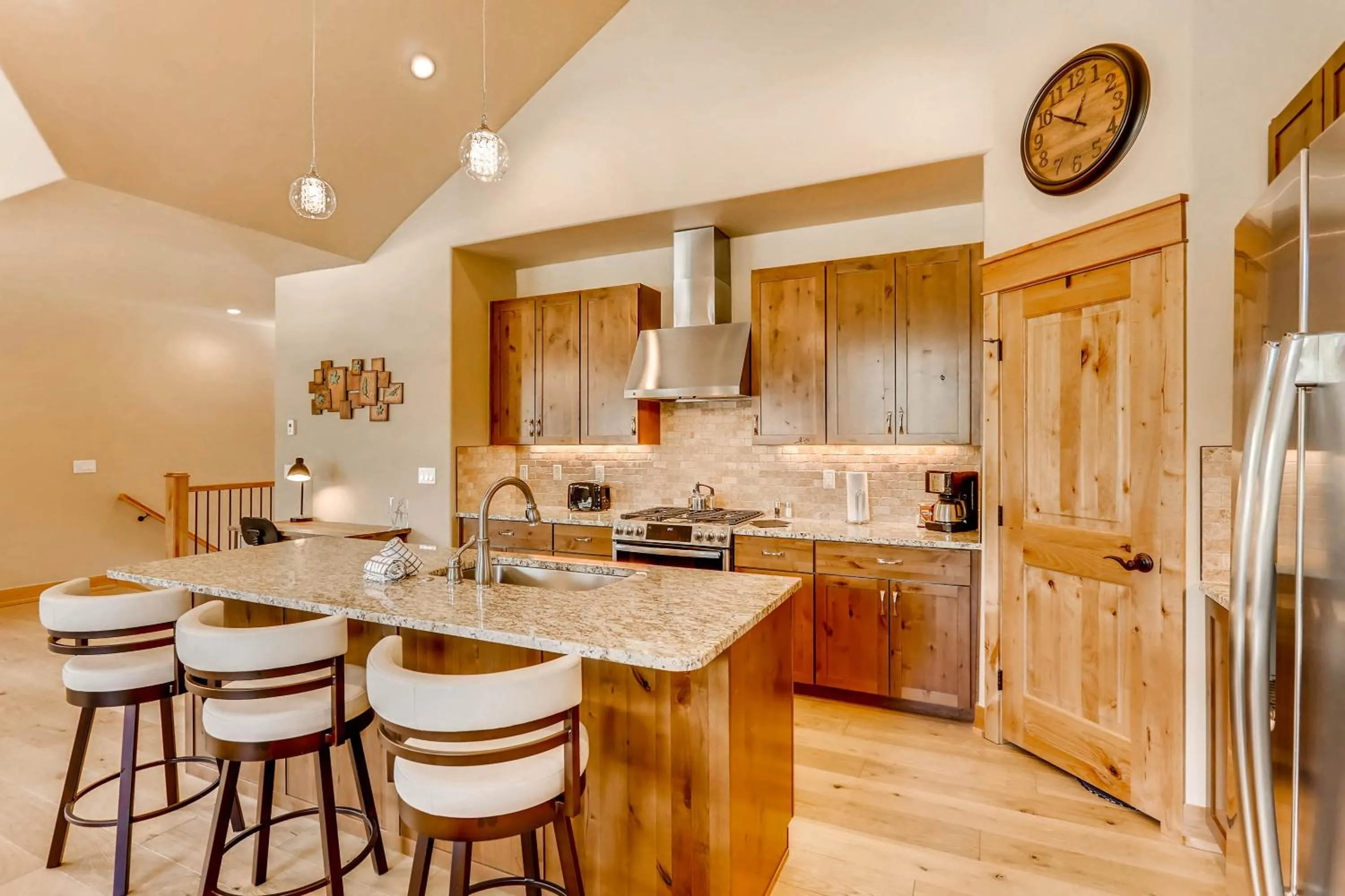 Kitchen or kitchenette in River Run Townhomes by Keystone Resort