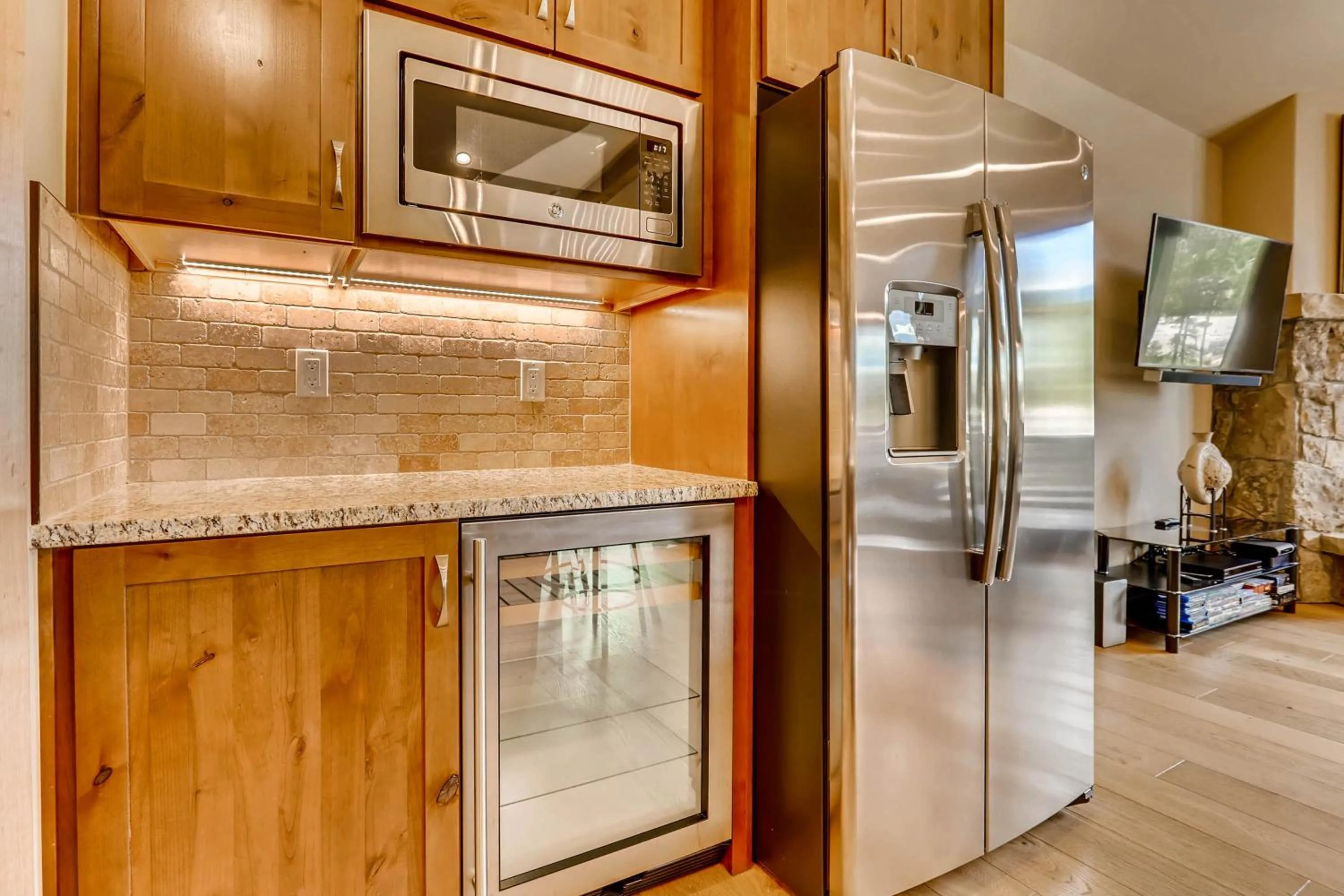 Kitchen or kitchenette in River Run Townhomes by Keystone Resort