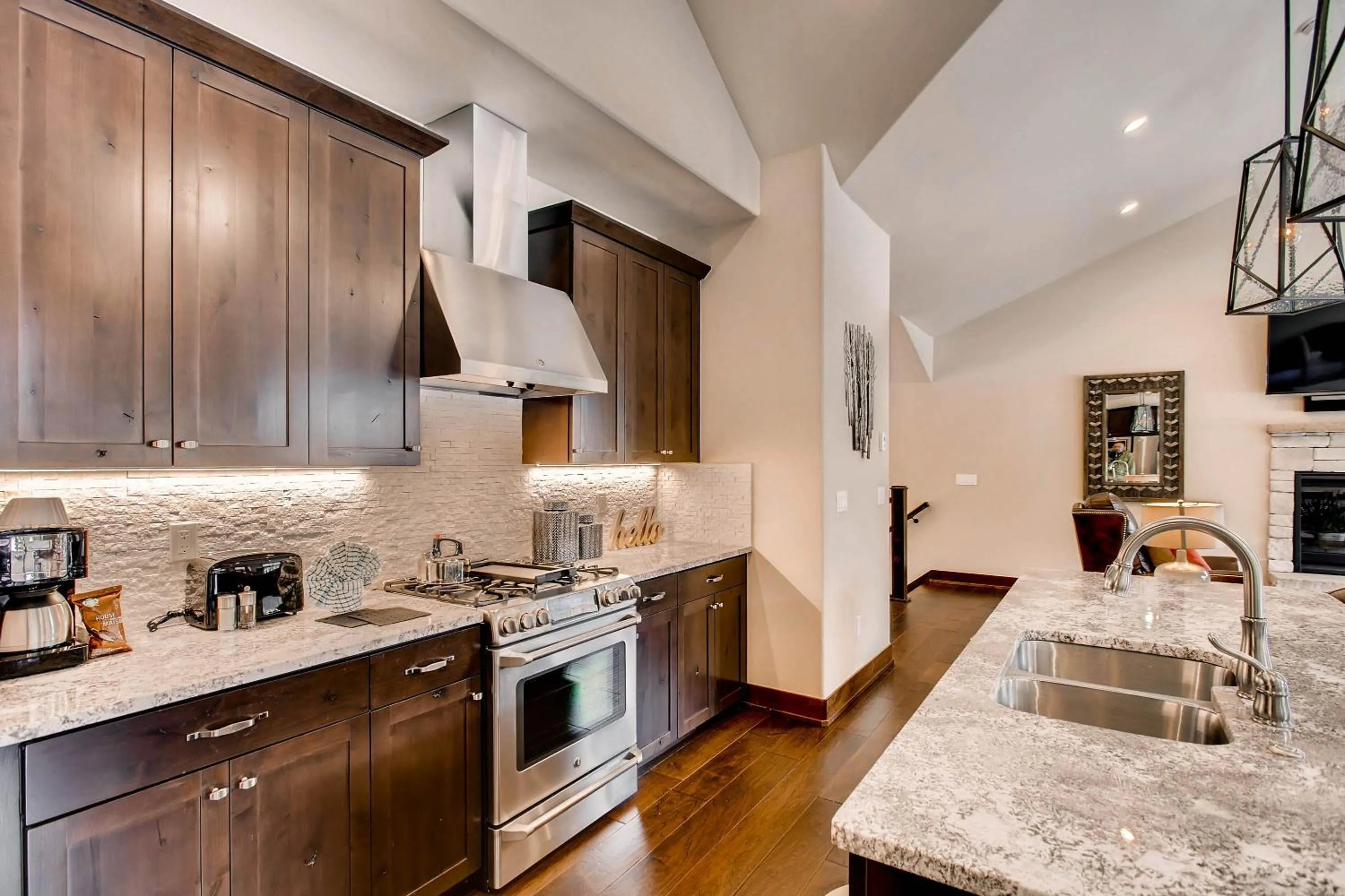 Kitchen or kitchenette in River Run Townhomes by Keystone Resort